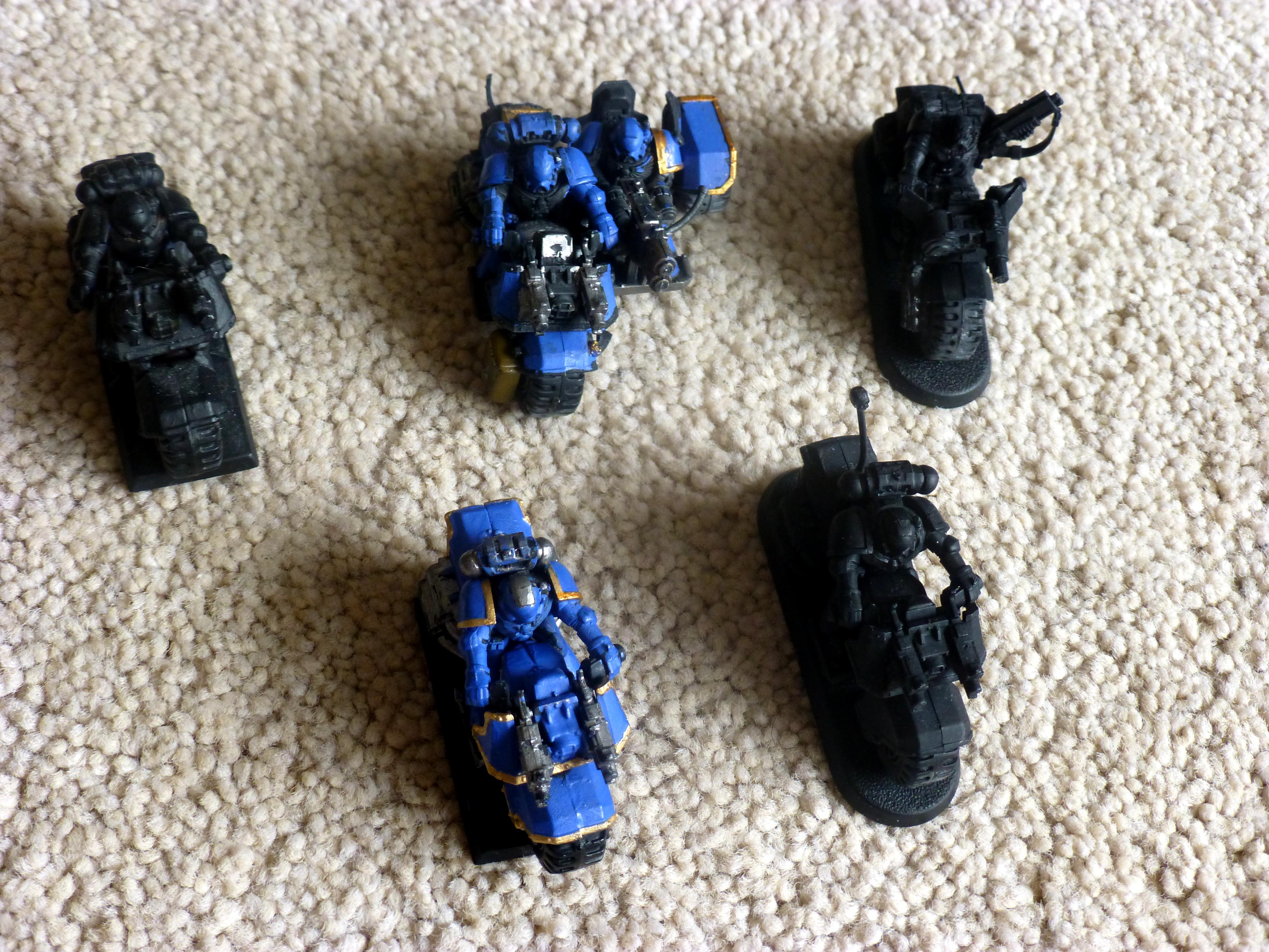 Space Marine Bike squad
