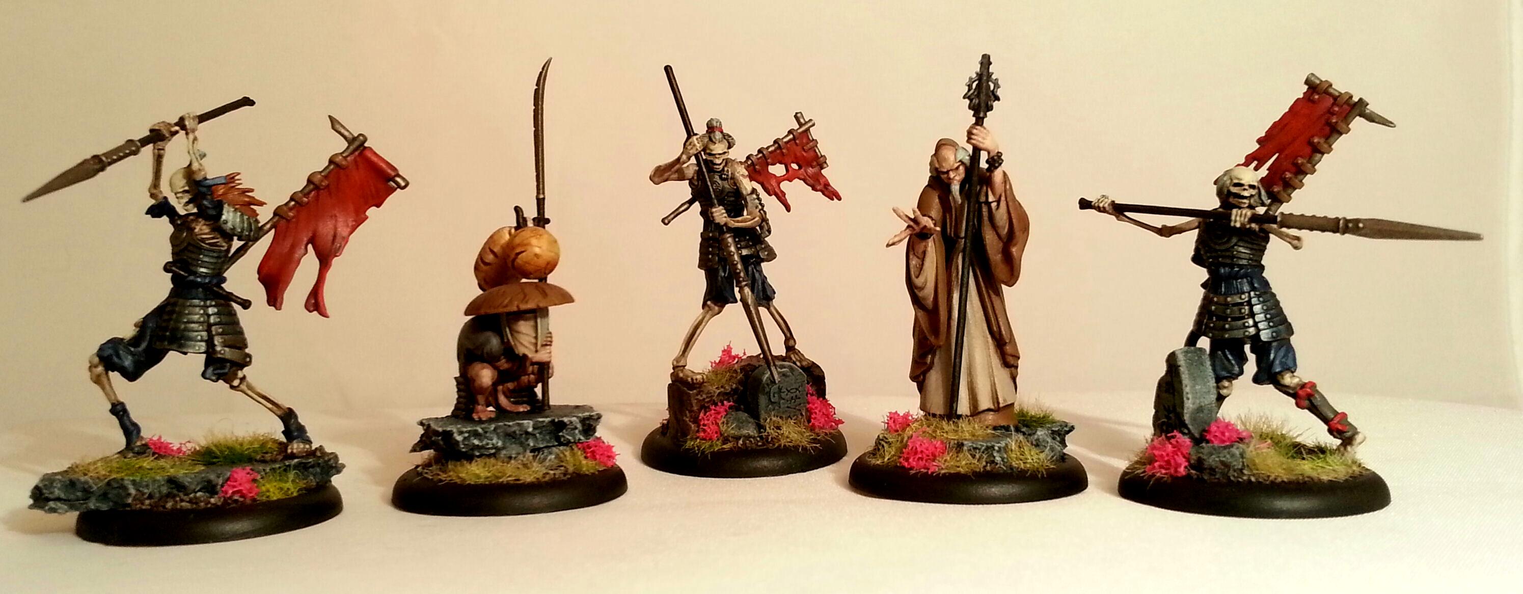 Lo, Malifaux, Resurrectionists, Samurai, Skeletons, Undead, Yan