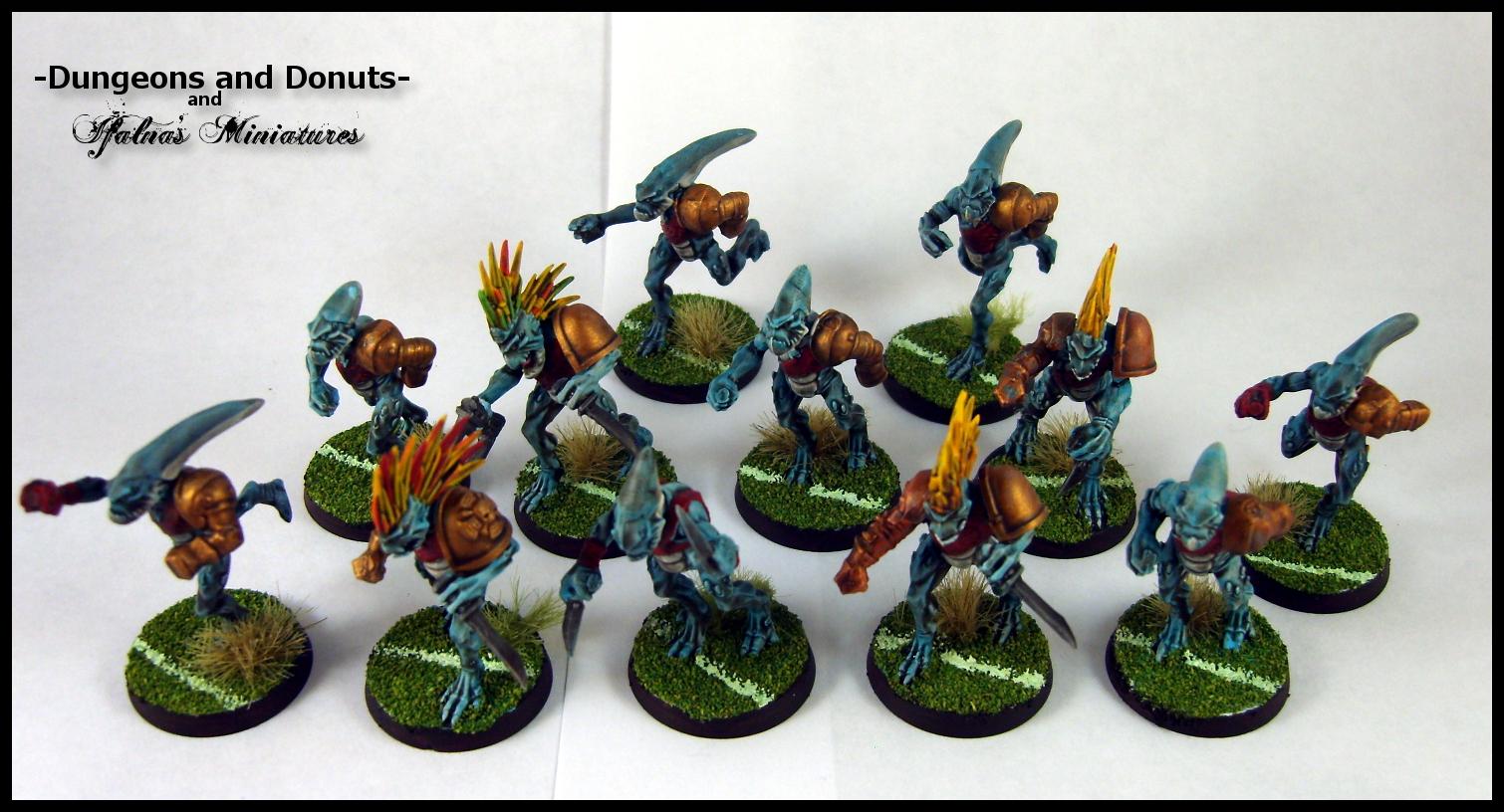 Blitzer, Blood Bowl, Ifalna, Kroot, Shade Dip, Slaan, Striker, Team