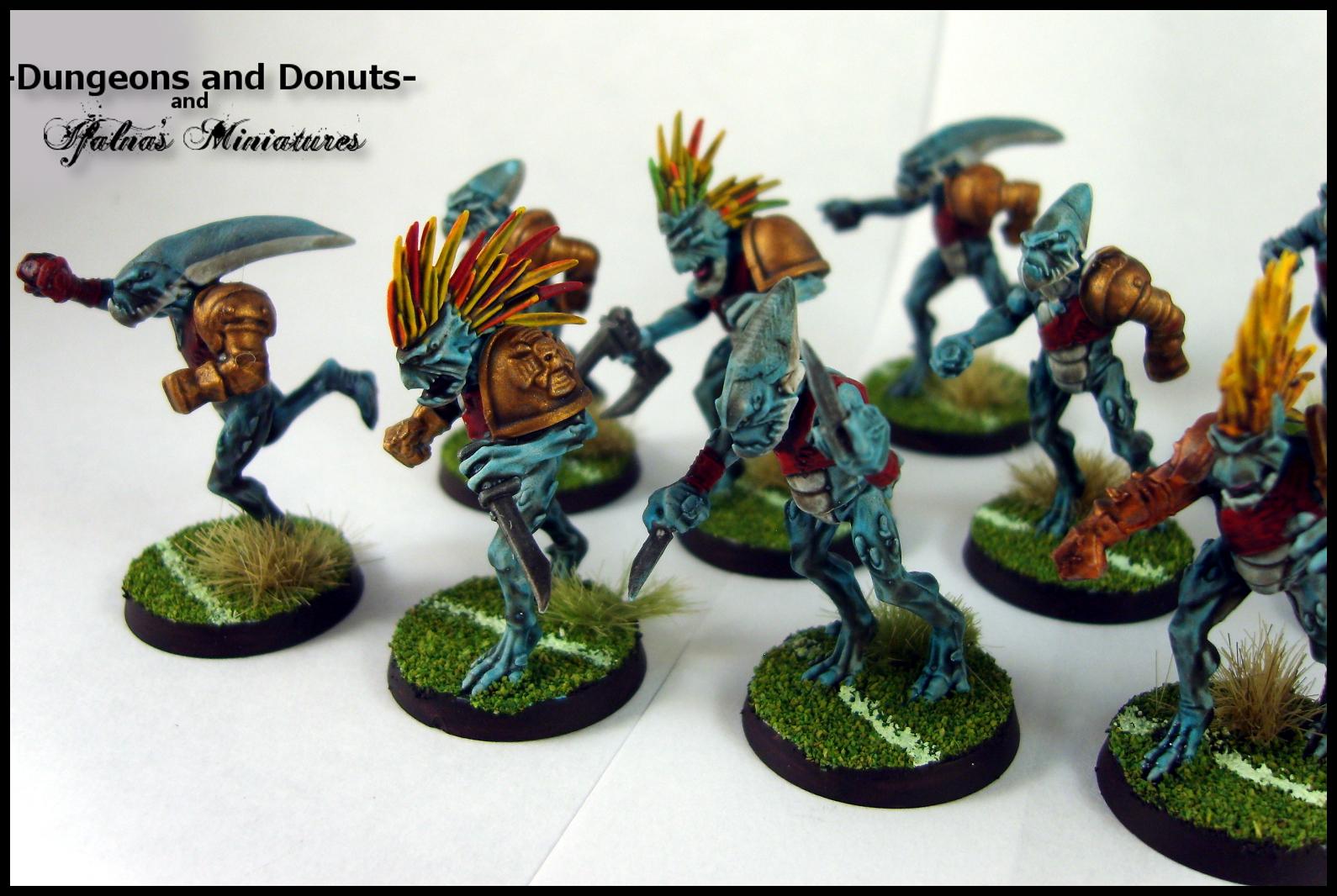 Blitzer, Blood Bowl, Ifalna, Kroot, Shade Dip, Slaan, Striker, Team
