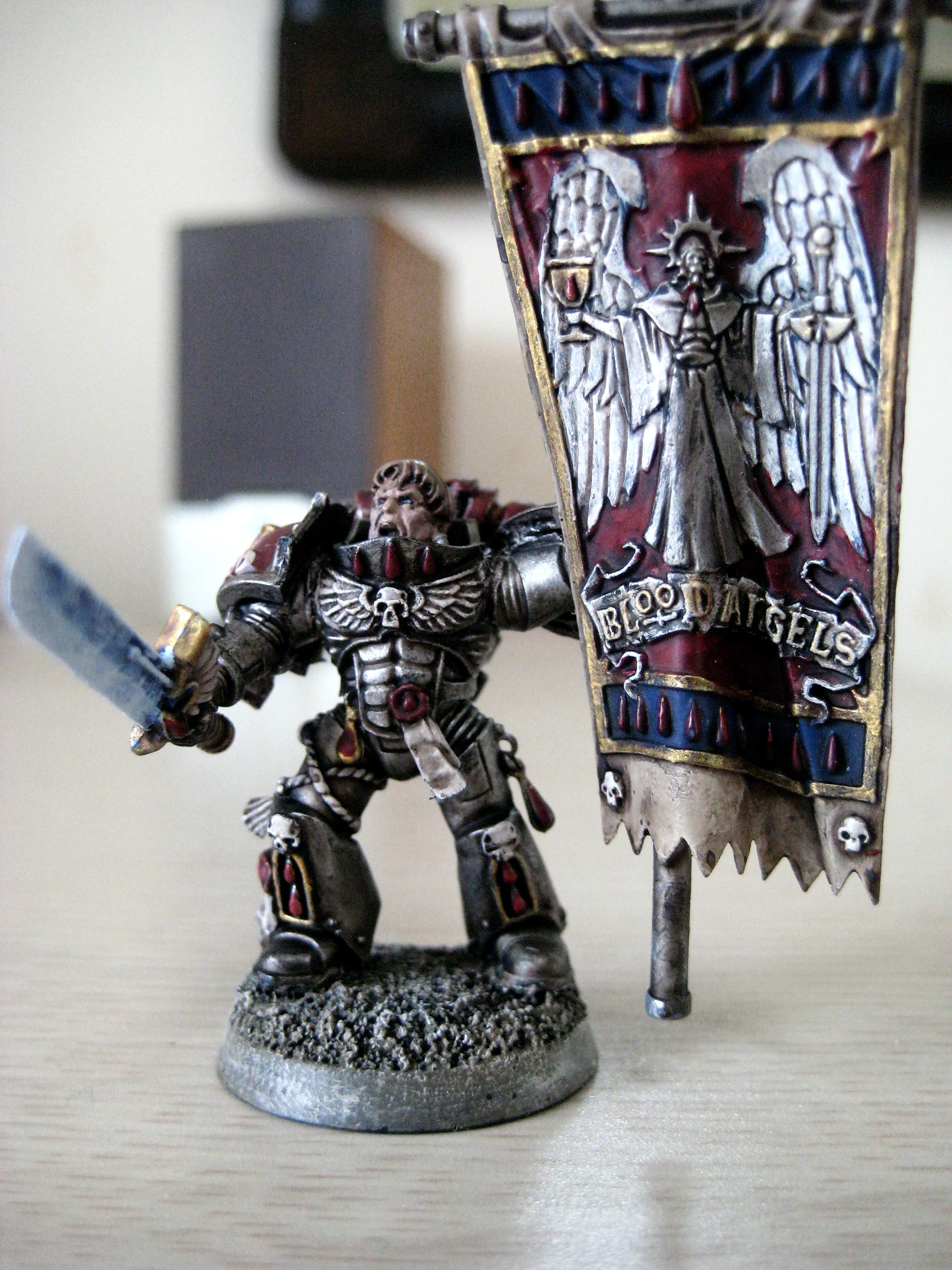 Blood Angels, Chapter Banner, Sanguinary Guard, Space Marines