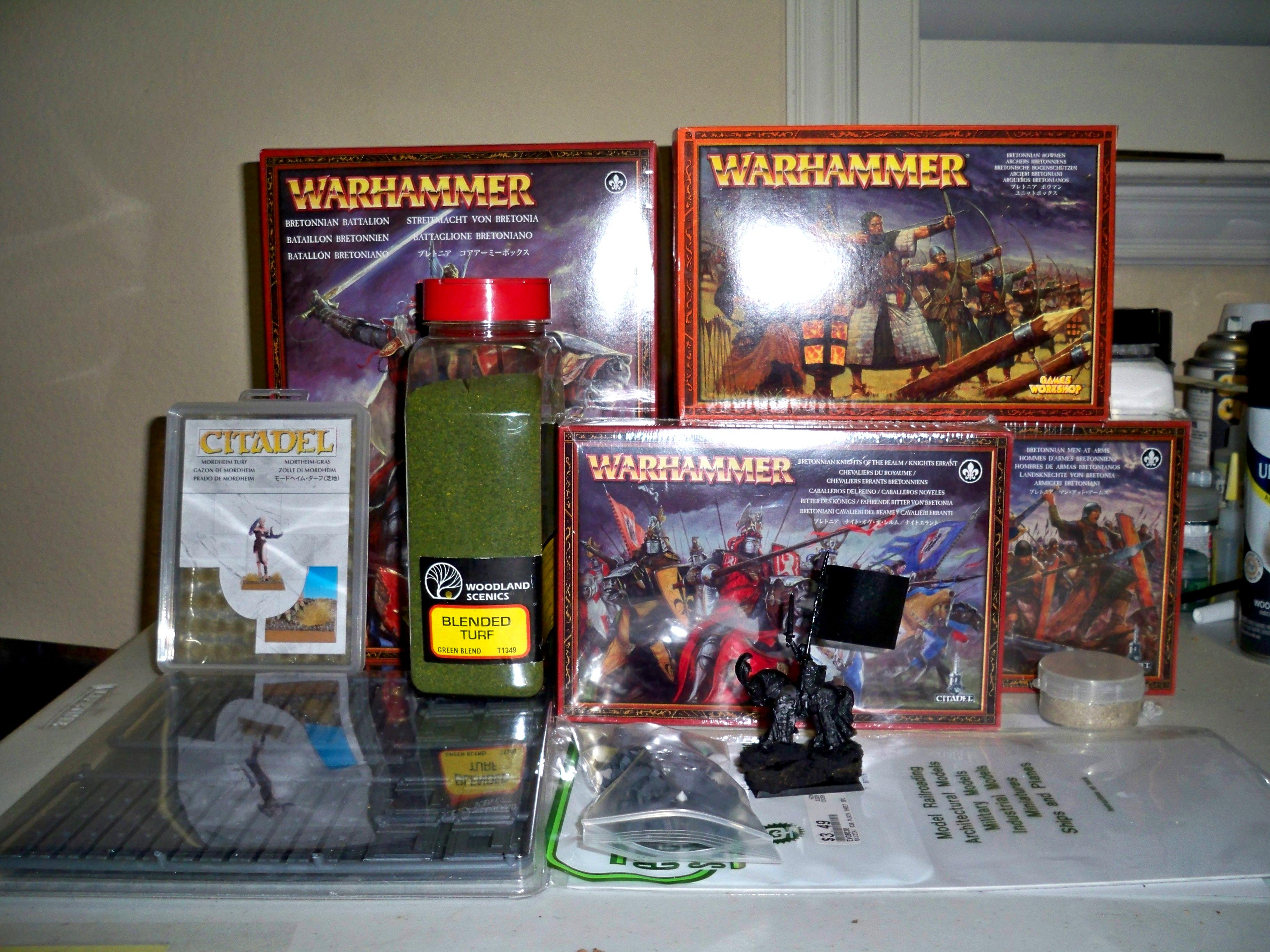 My initial order of Bretonnians