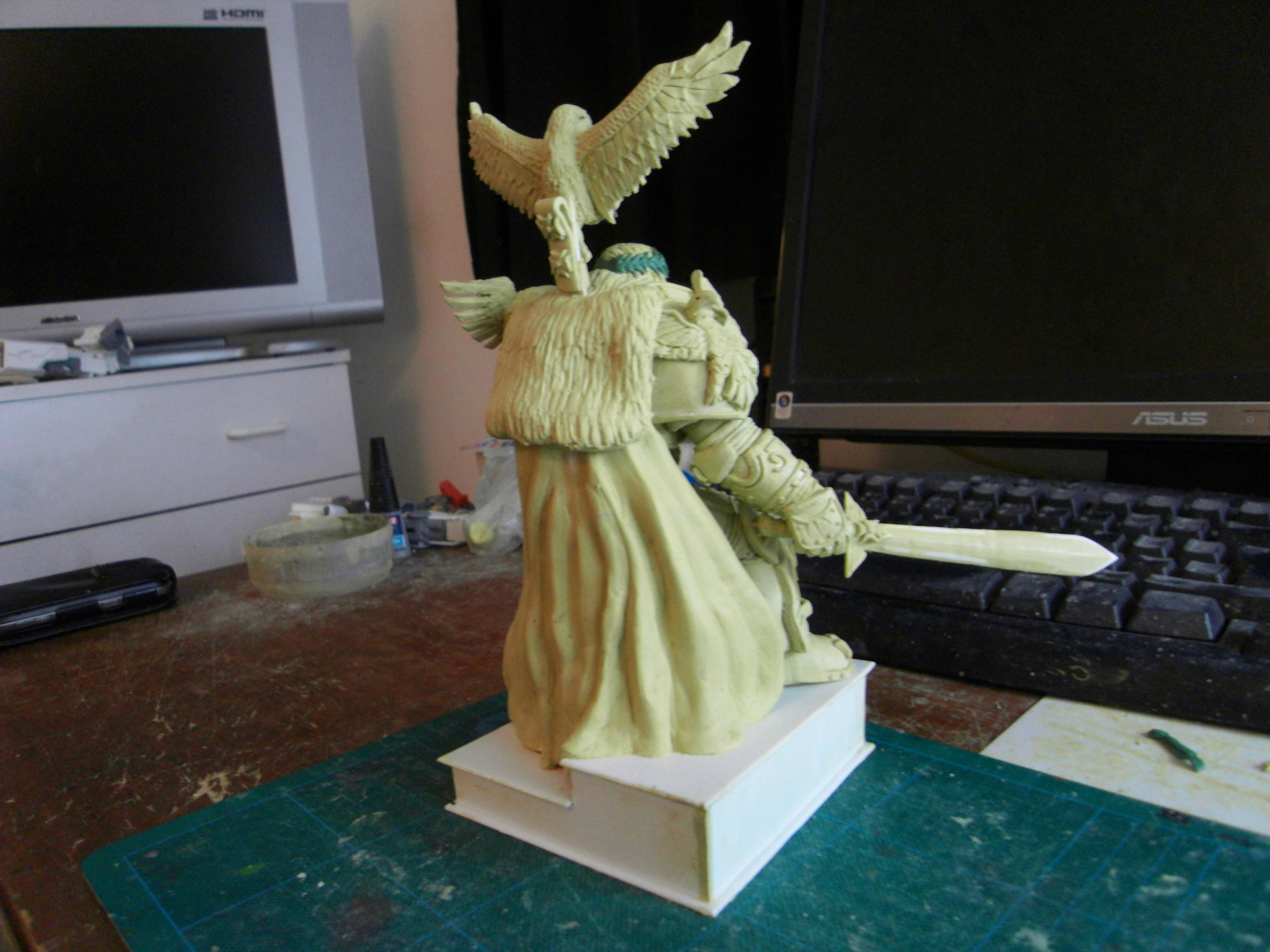 41st Millenium, Eagles, Emperor, Emperor Of Mankind, Emperors Palace, Holy Terra, Sculpting, Statue, Terrain, Warhammer 40,000, Warhammer Fantasy
