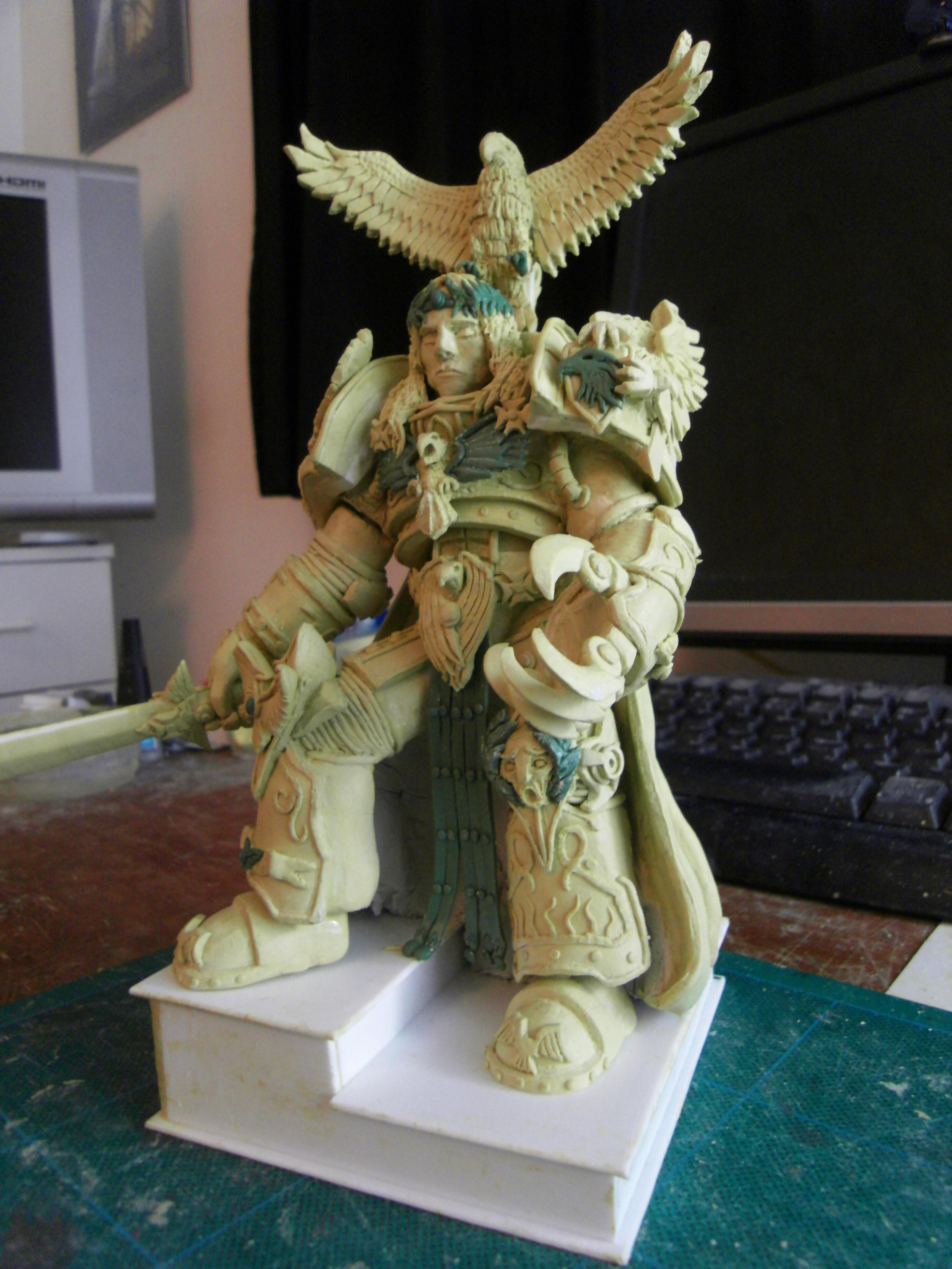 41st Millenium, Eagles, Emperor, Emperor Of Mankind, Emperors Palace, Holy Terra, Sculpting, Statue, Terrain, Warhammer 40,000
