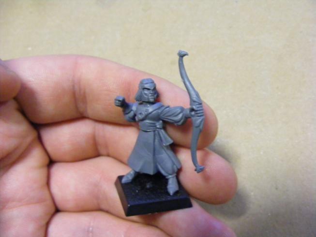 A blank/bare high elf archer.  Image from http://morrslieb.wordpress.com/2012/01/09/building-a-high-elf-archer/, uploaded here to use the Army Painter