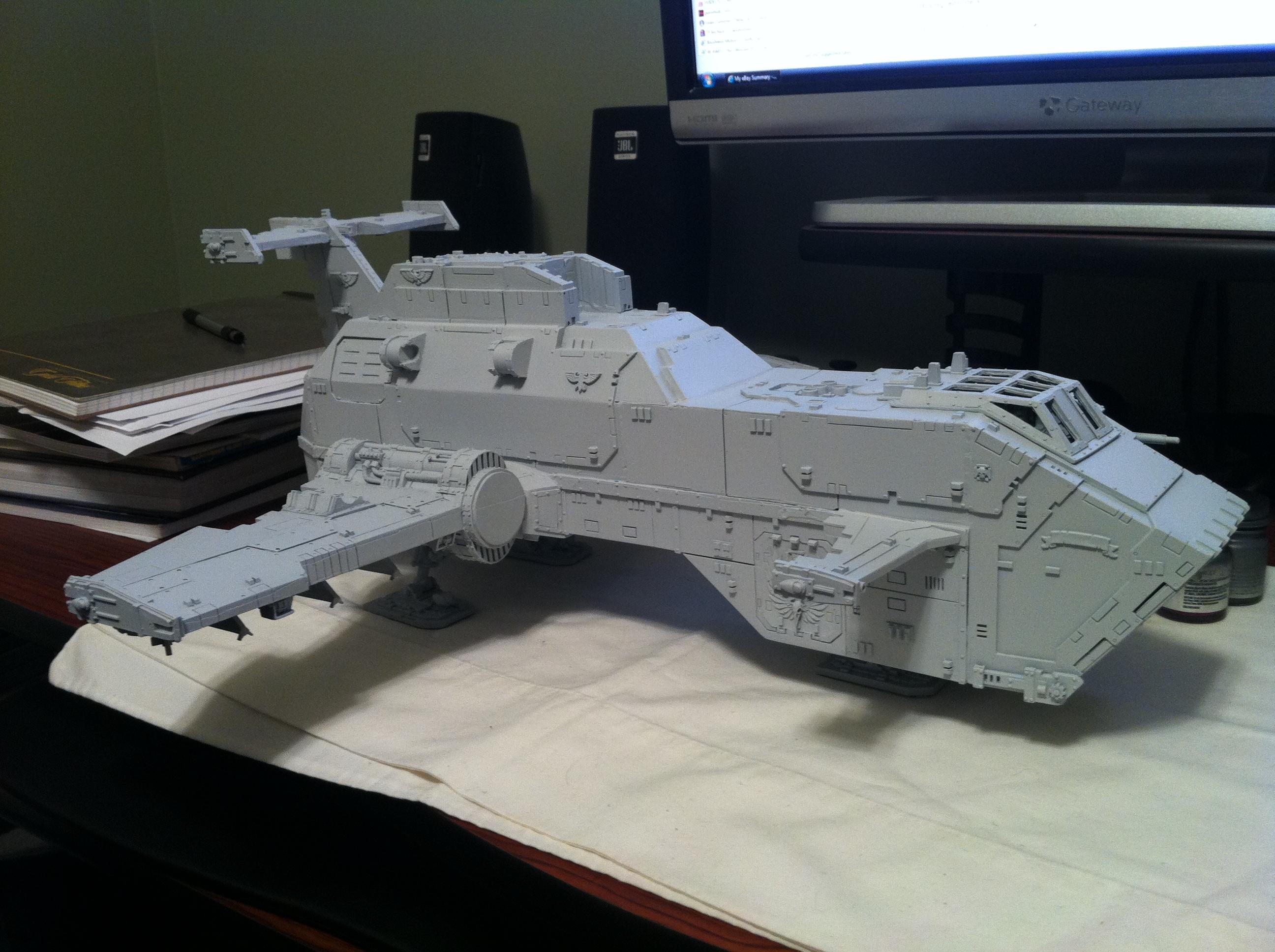 Forge World, Raven Guard, Space Marines, Thunderhawk, Work In Progress