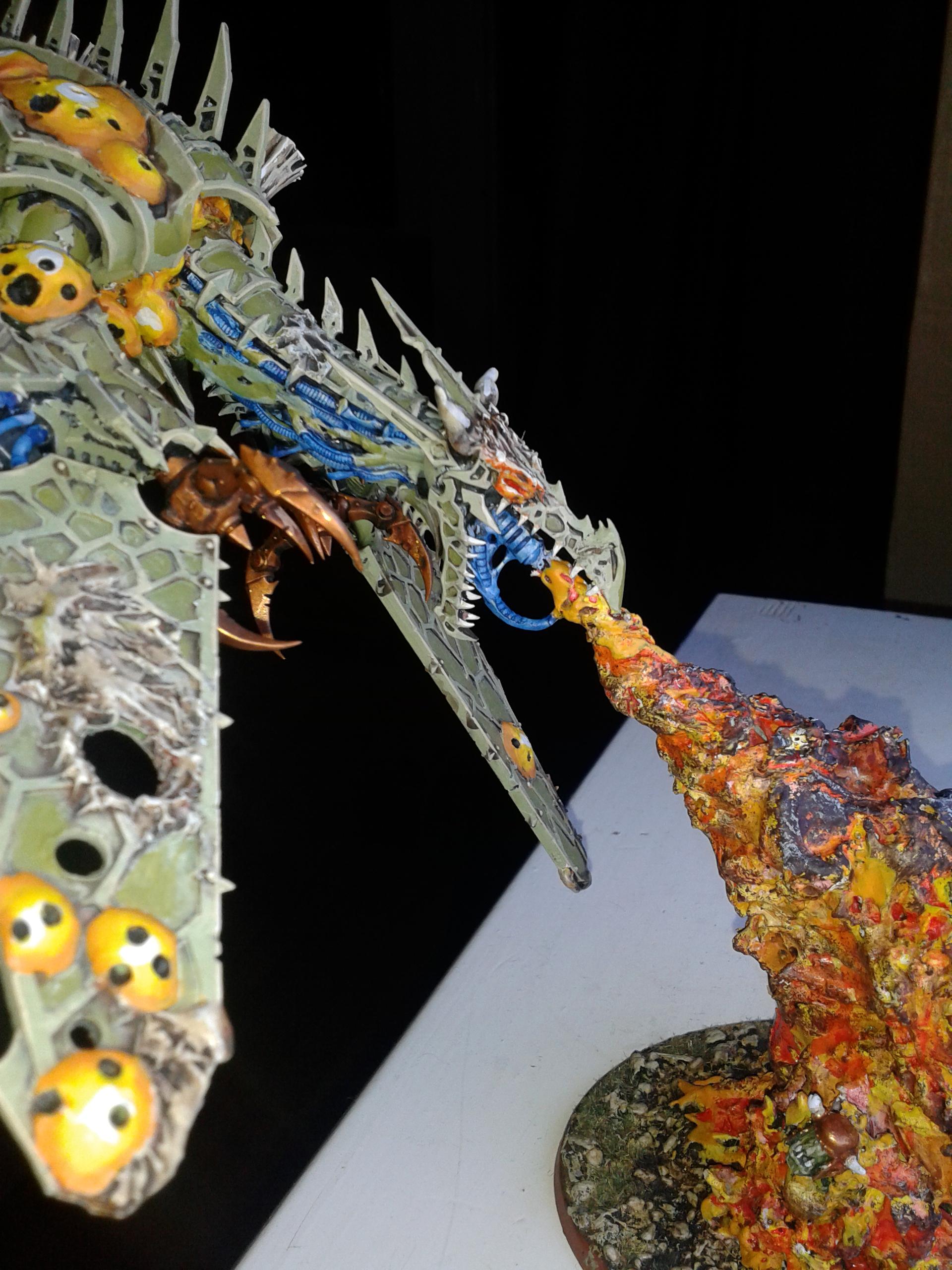 Chaos, Helldrake, Helldrake Conversion, Nurgle, Nurgle Helldrake
