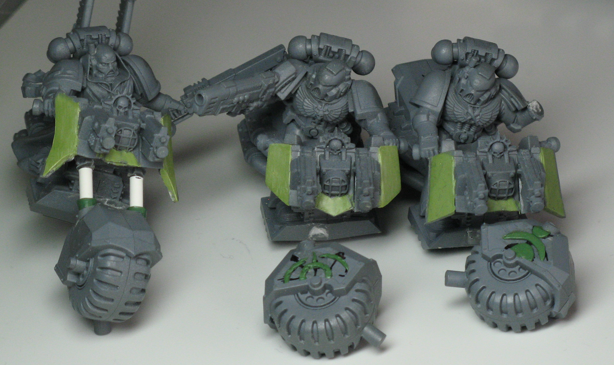 Bike, Chaos, Chaos Space Marines, Conversion, Greenstuff, Slaanesh
