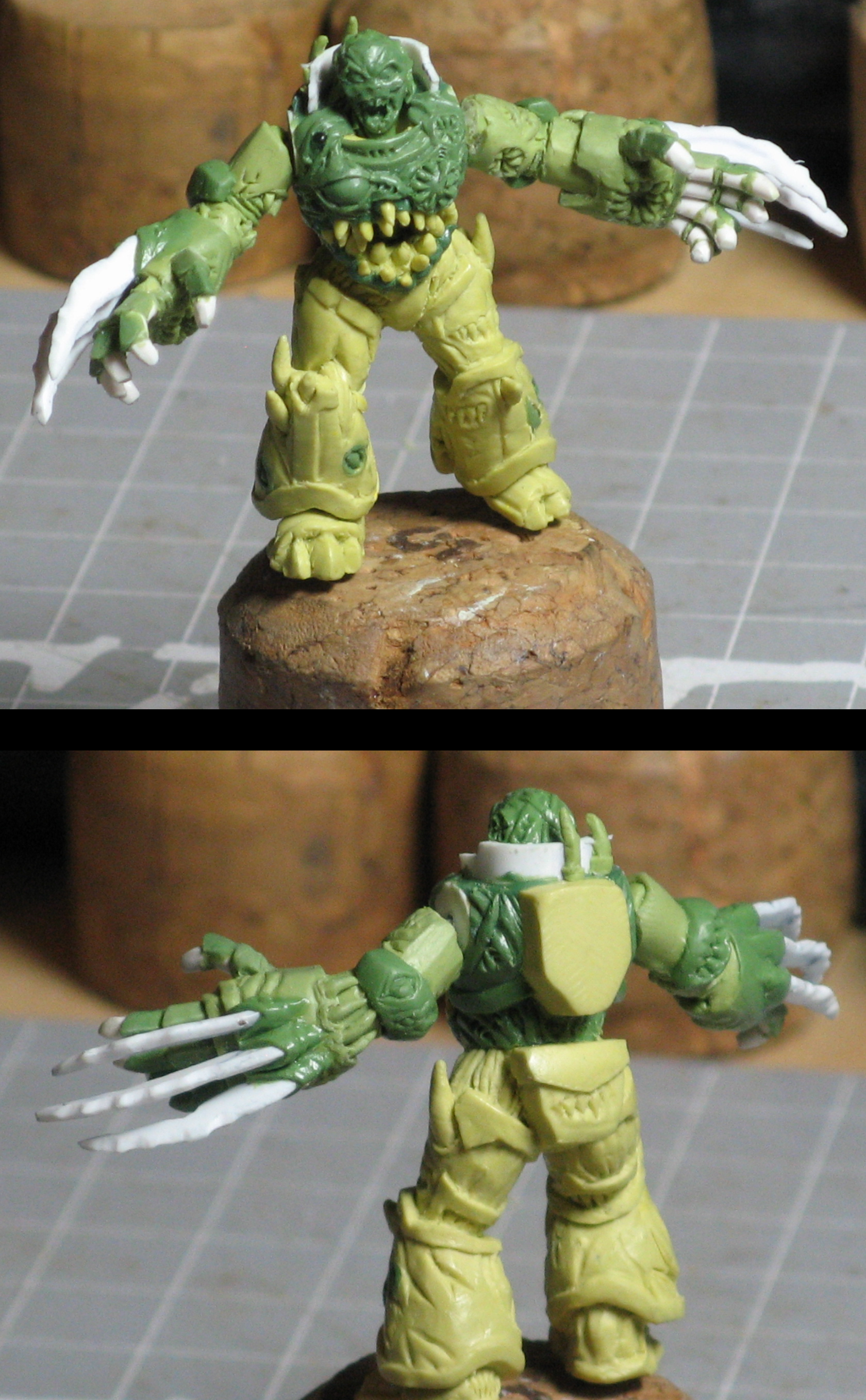 Chaos, Chaos Space Marines, Conversion, Possessed, Scratch Build, Warhammer 40,000, Work In Progress