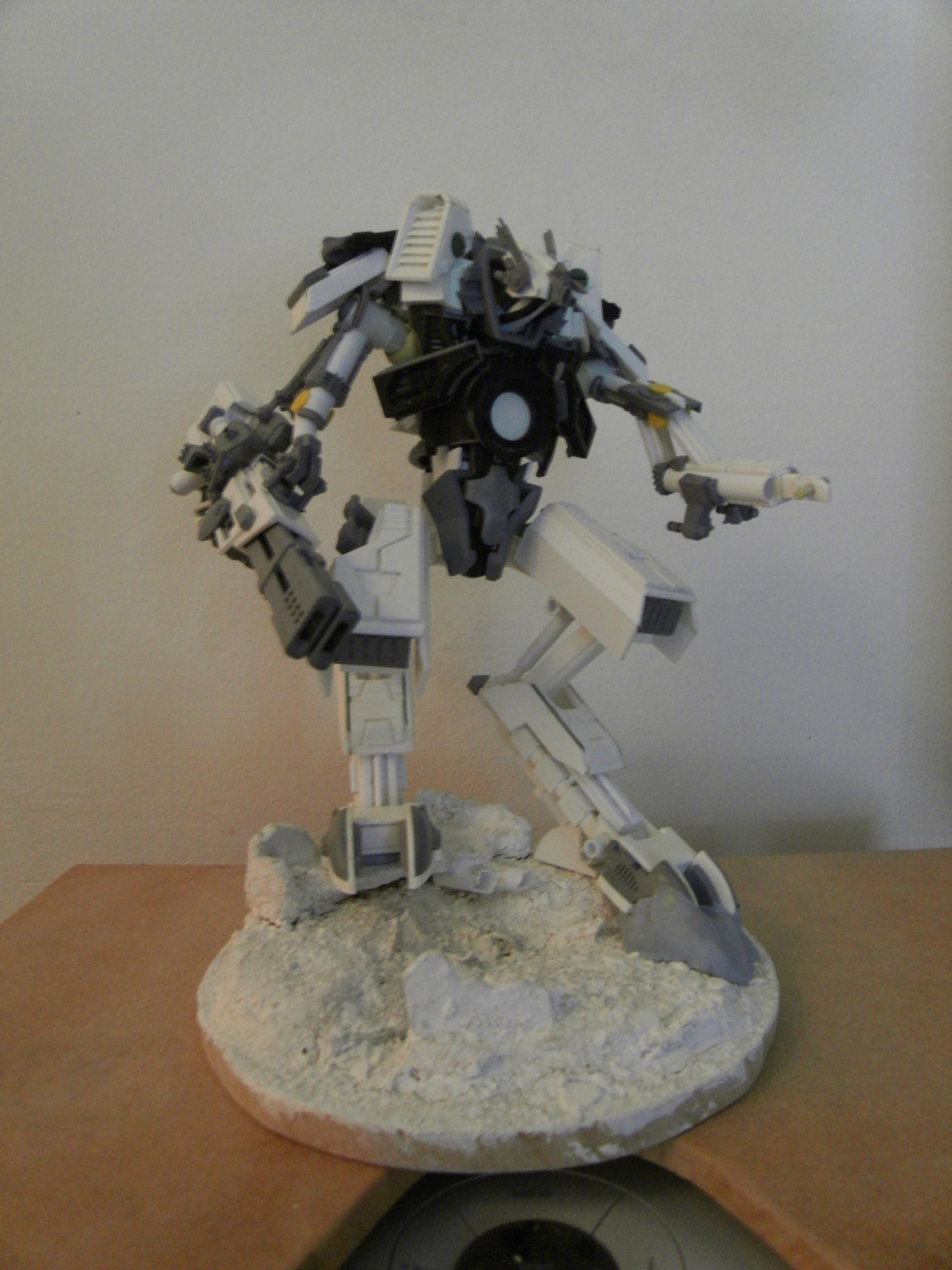 Battlesuit, Conversion, Empire, Heavy, Scratch Build, Tau, Titian, Uber Suit, Warhammer 40,000, Warhammer Fantasy