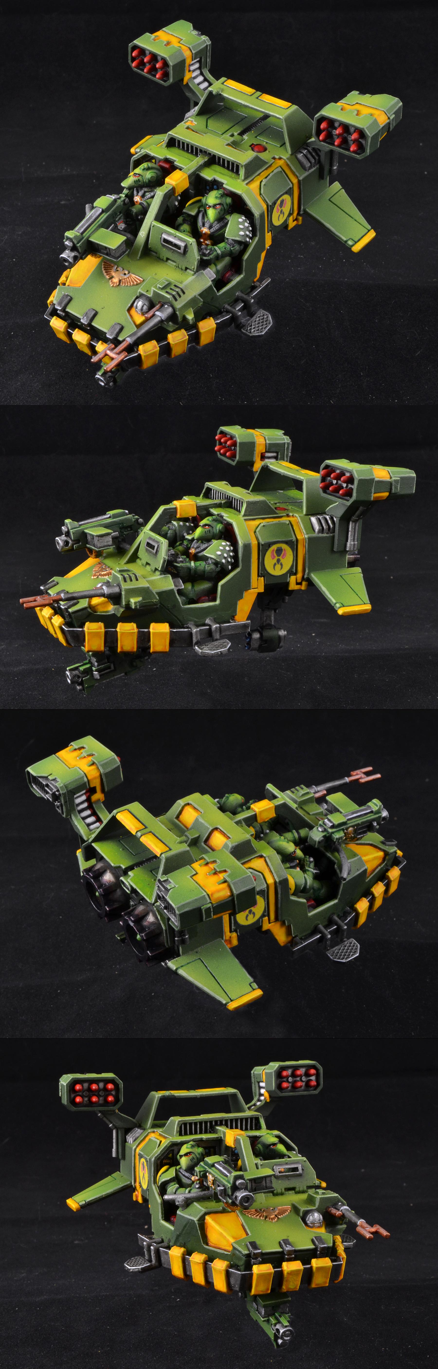 Land Speeder Typhoon, Mantis Warriors, Space Marines, Warhammer 40,000