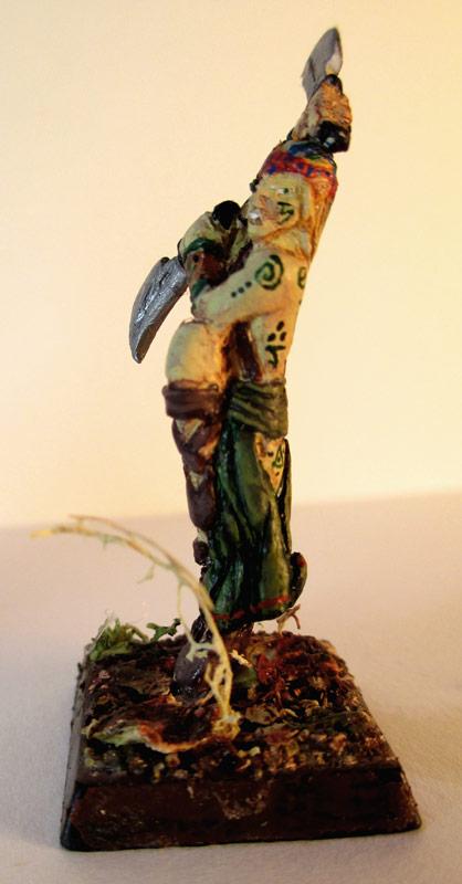 Custom, Elves, Revelen, Revelen Miniatures, Scratch, Sculpting, War Dancer, Wardancer, Warhammer Fantasy, Wood Elves