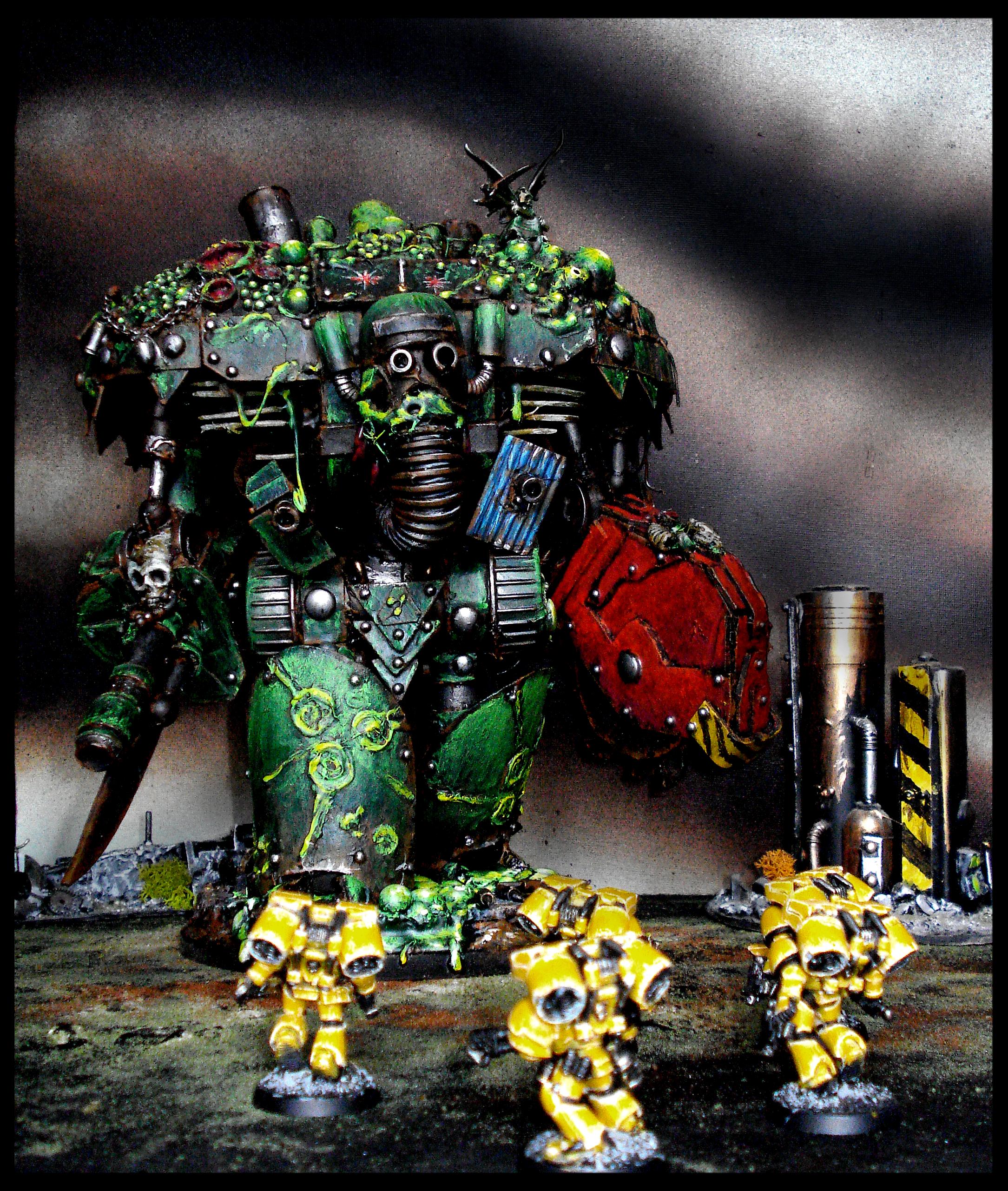 Built, Chaos, Knights, Nurgle, Plague, Recycled, Scratch, Scratch Build, Titan, Warhammer 40,000, Warhammer Fantasy