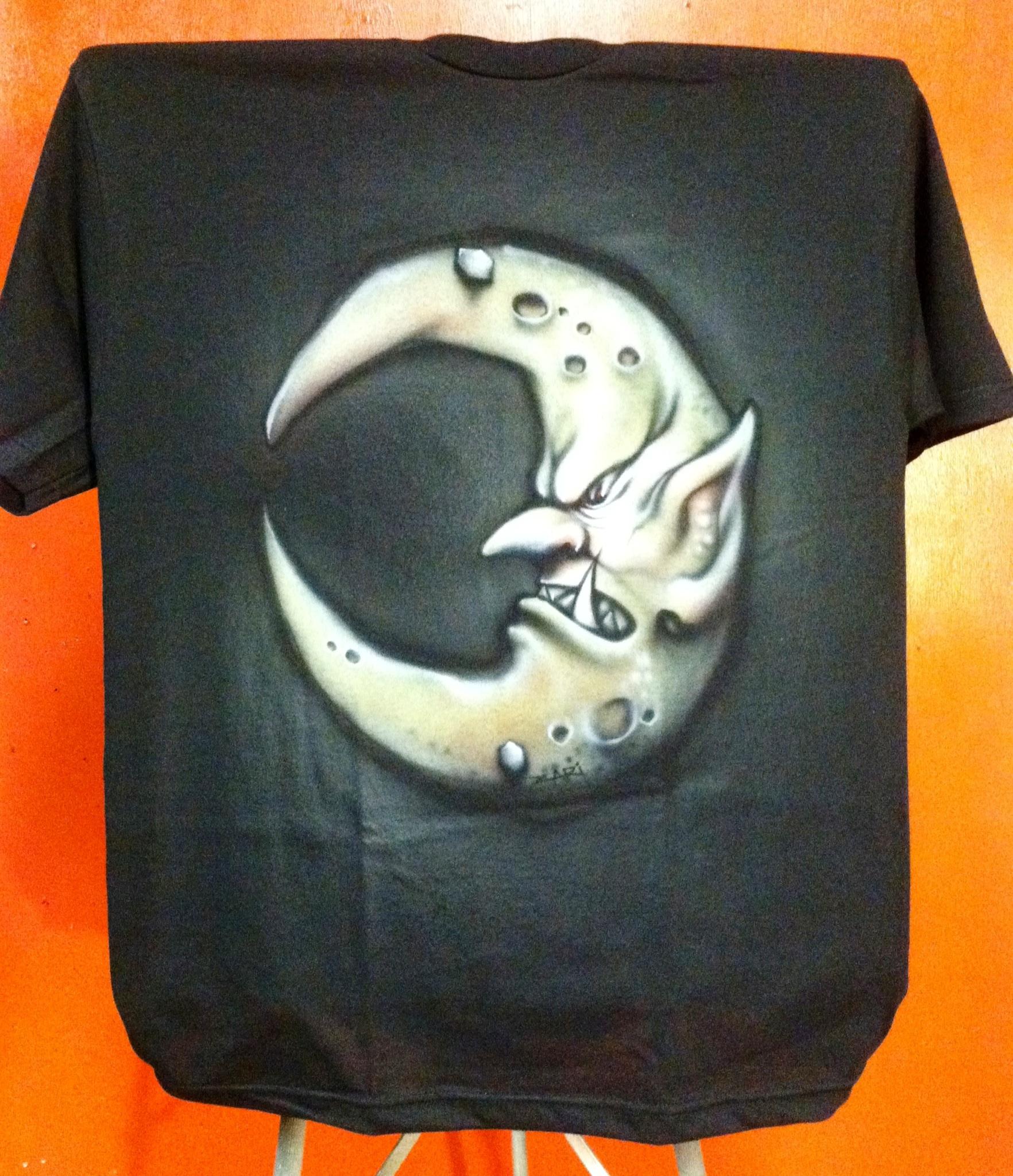 Airbrushed, Bad Moons, Logo, Orks, Shirt, Symbol