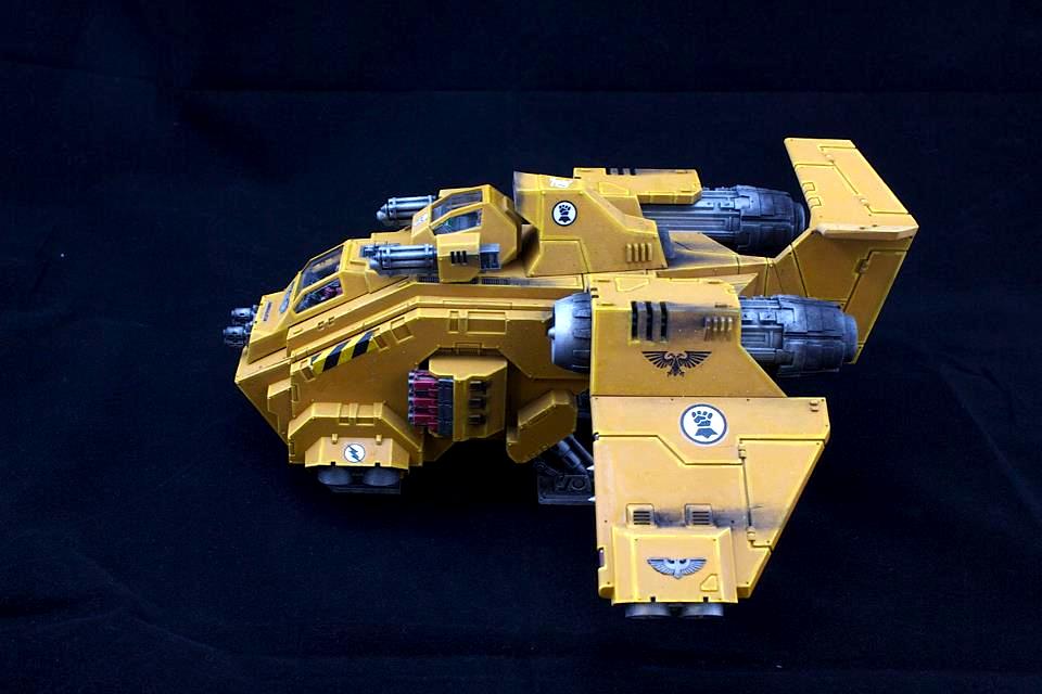 Imperial Fists, Space Marines, Storm Raven, Vehicle
