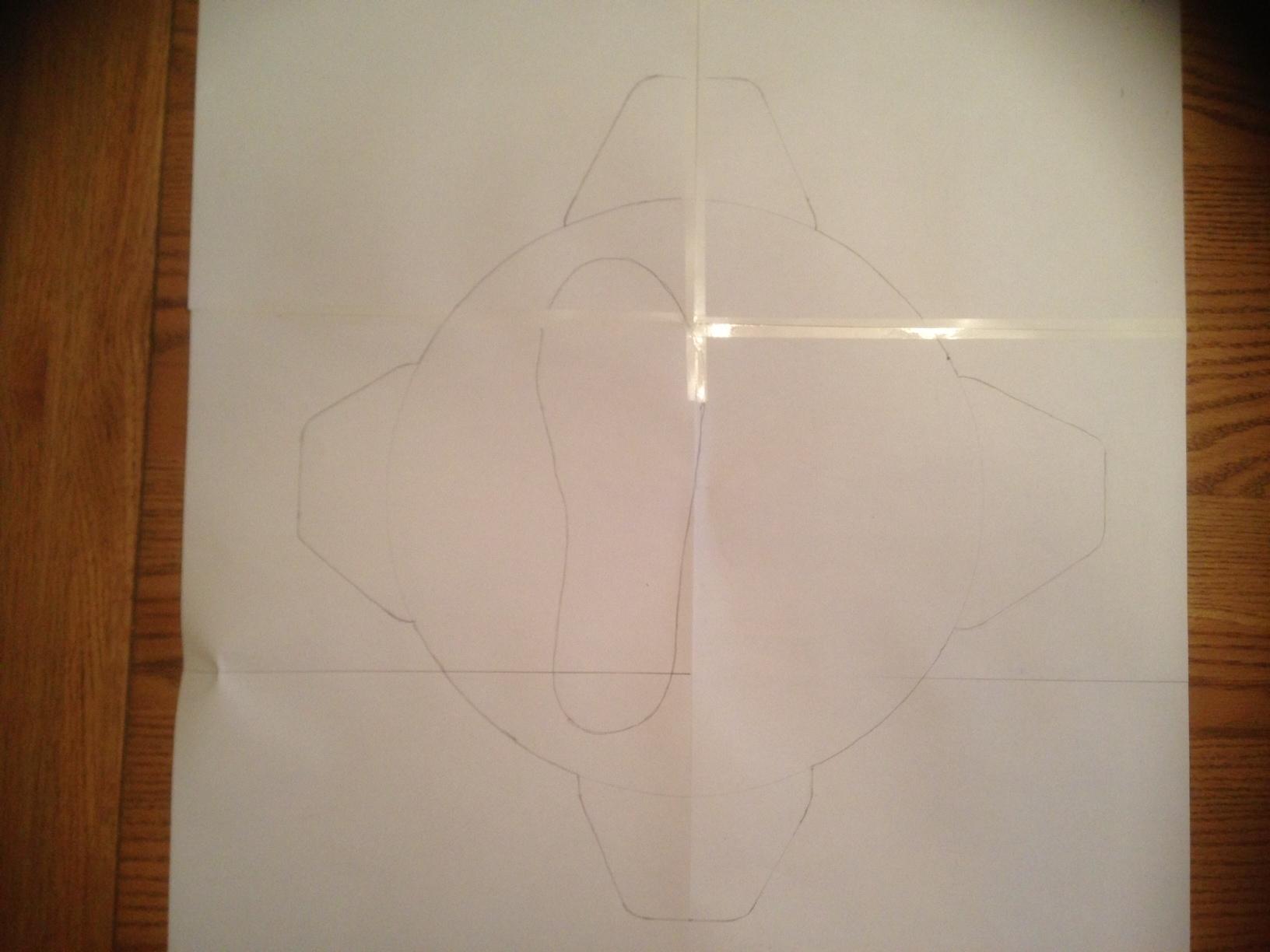 Plan for the mark V dreadnought right foot