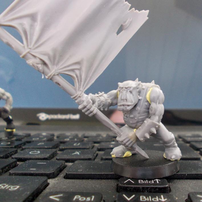 Bb, Blood Bowl, Conversion, Goblins, Greenskins, Kitbash, Orcs, Orcs &amp; Goblins, Orkheim Ultraz, Team, Warhammer Fantasy, Wfb