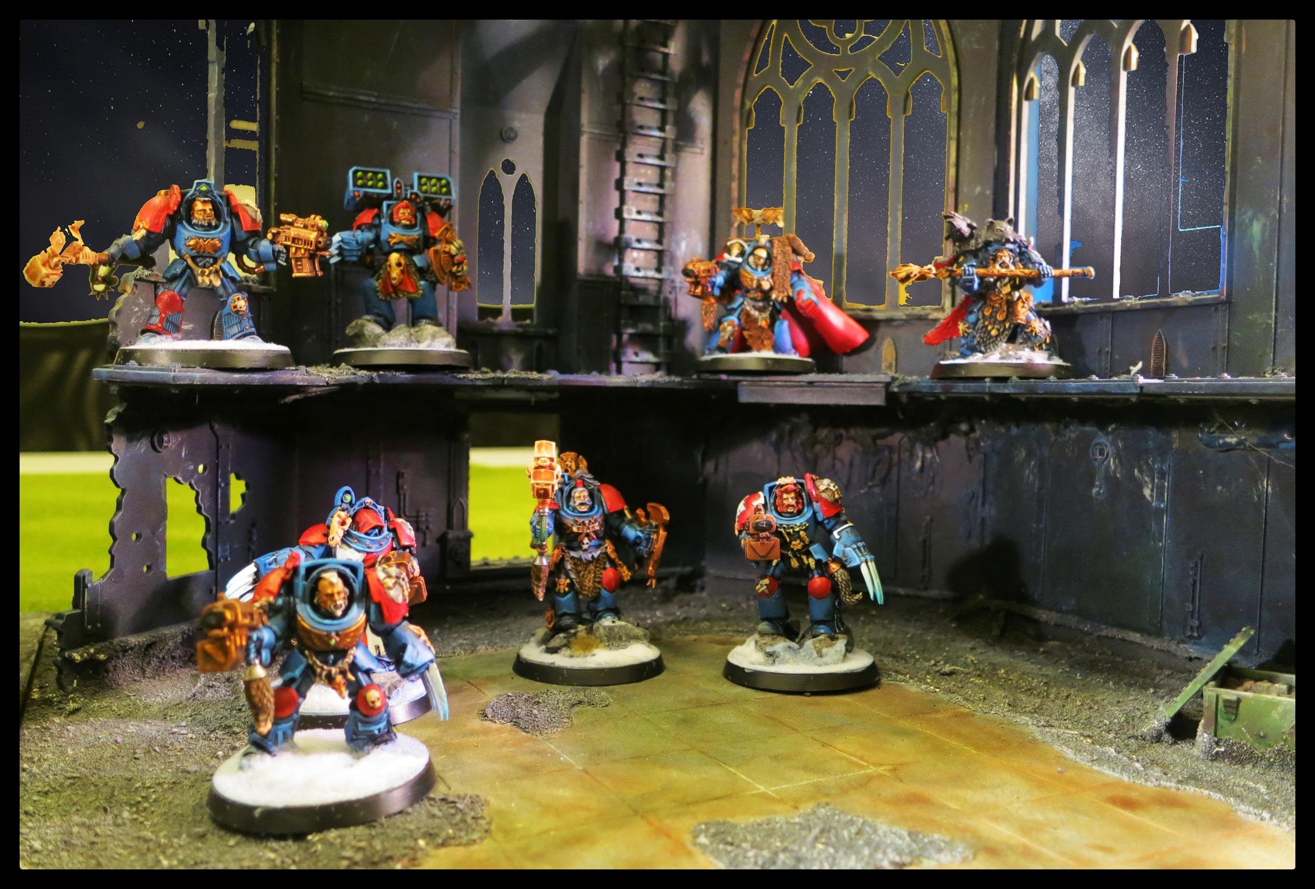 Diorama, Warhammer 40,000, Wolf Guard