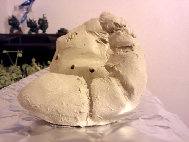 Blight Drone, Sculpting Wip