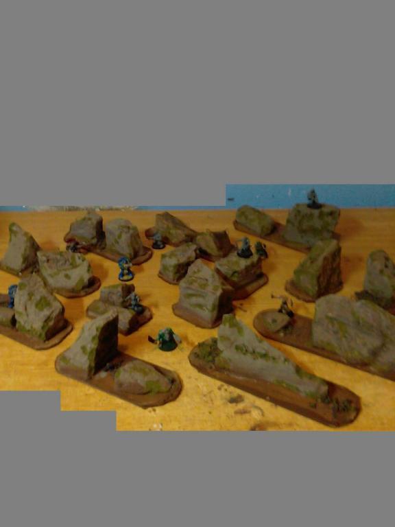 Custom, Defence Line, Do-it-yourself, Game Table, Stone