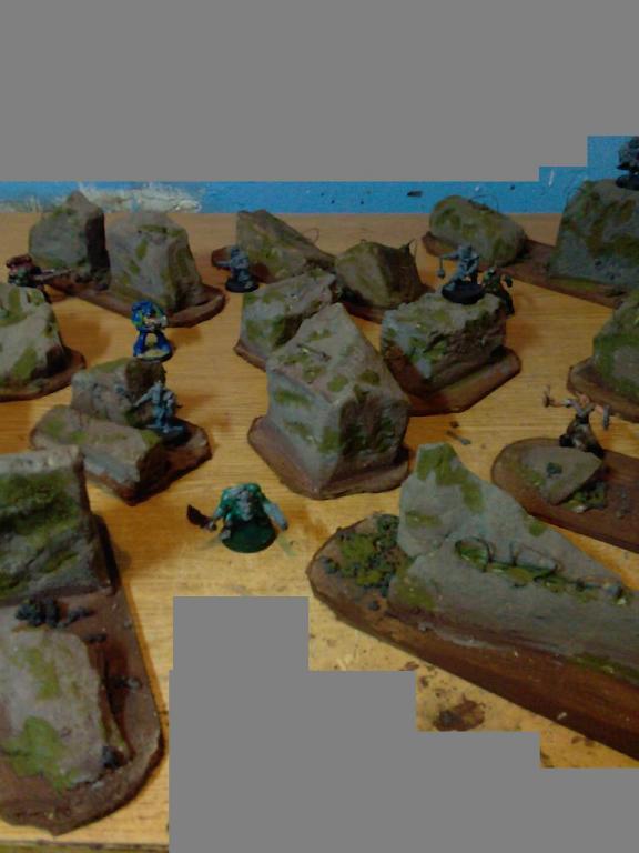 Custom, Defence Line, Do-it-yourself, Game Table, Stone