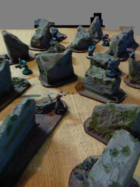 Custom, Defence Line, Do-it-yourself, Game Table, Stone