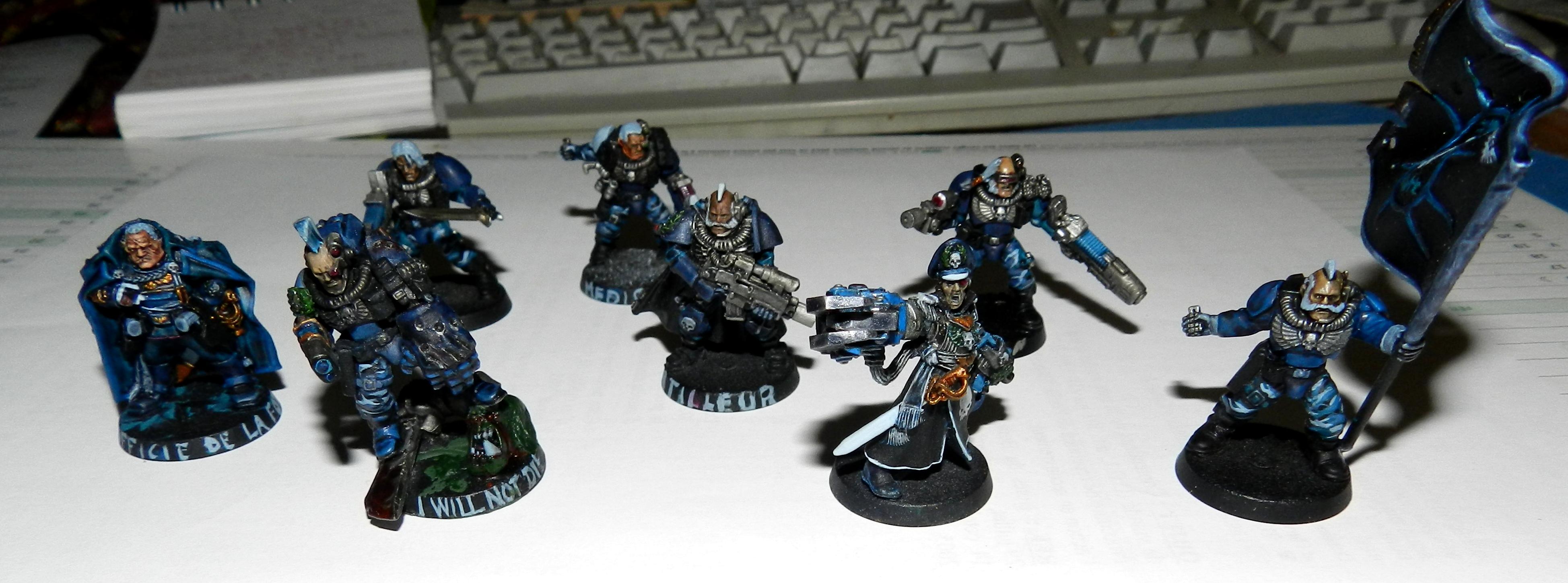 Adeptus Arbites, Captain, Ccs, Command Squad, Commissar, Commissar Yarrick, Creed, Gears Of War, Officer, Telion, Work In Progress, Yarrick
