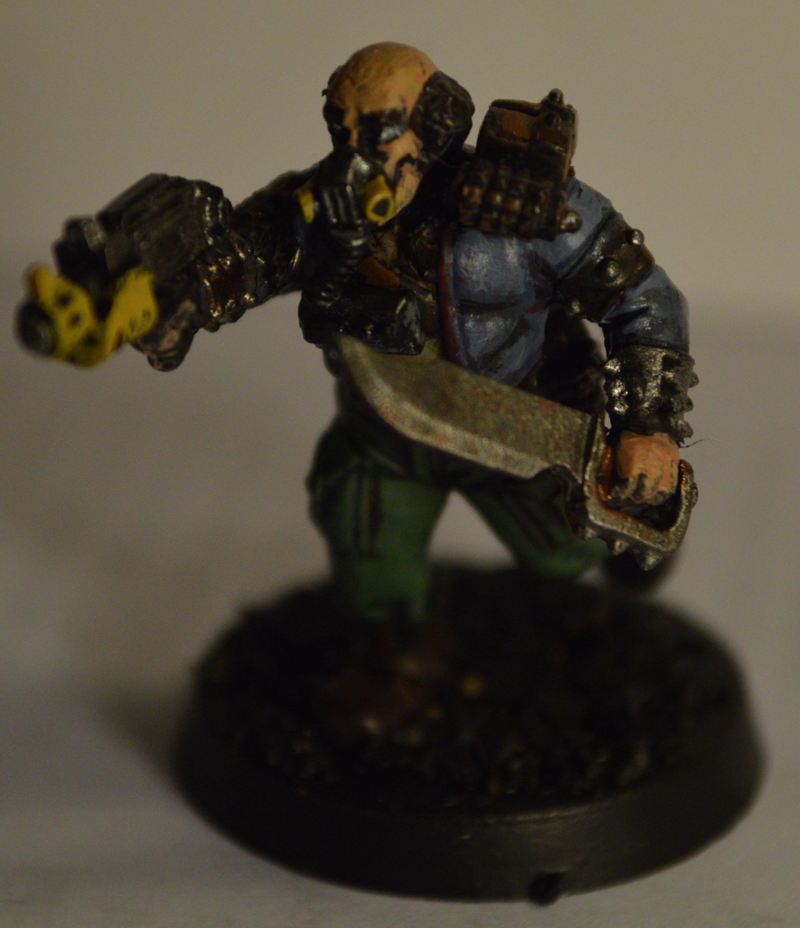 JP. Heaver.  Prior to the invasion Heaver held a supervisory position in Hab Maintenance.  Quote: "By the book boys"