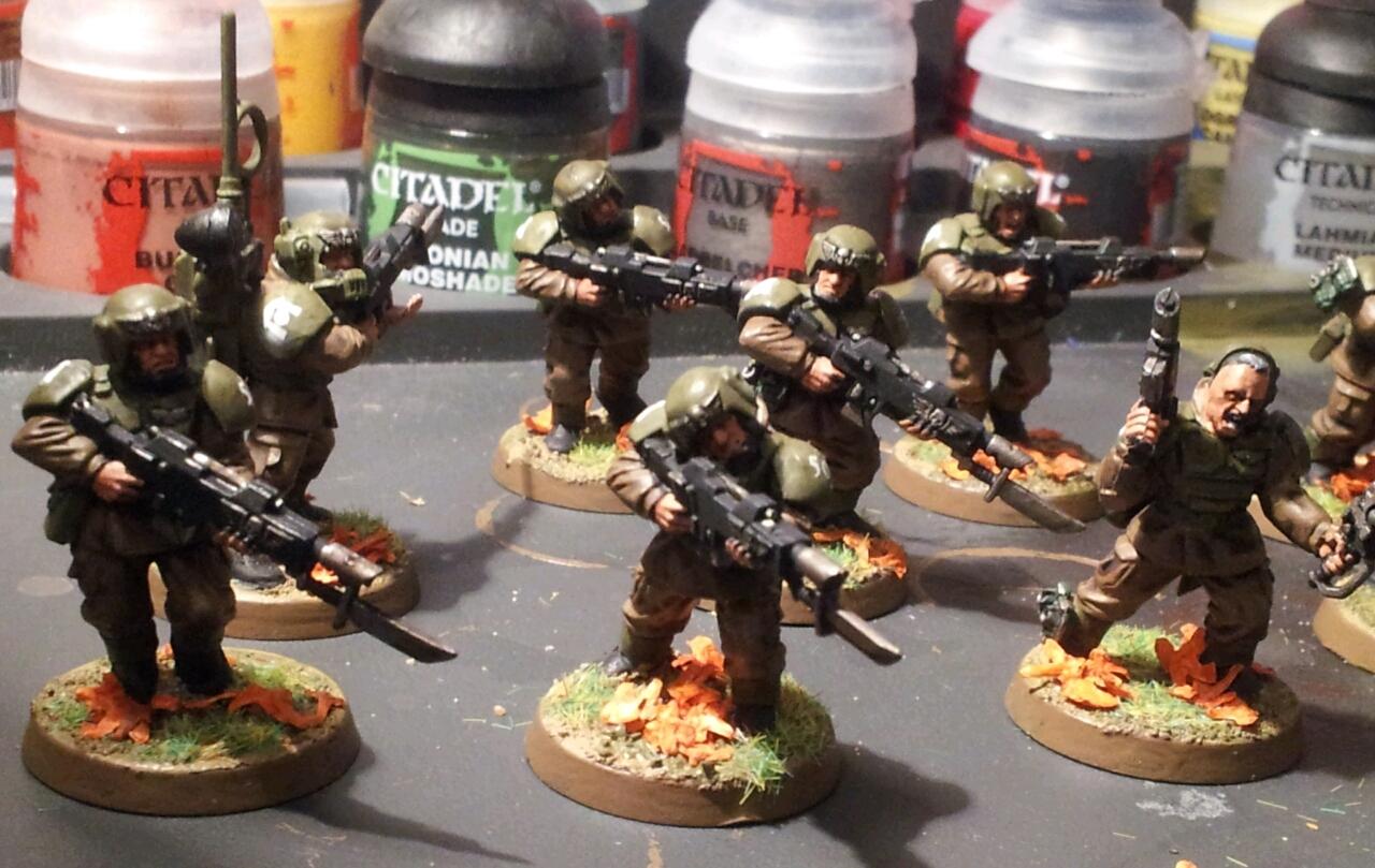 Cadians, Forest, Imperial Guard, Leaves, Wood