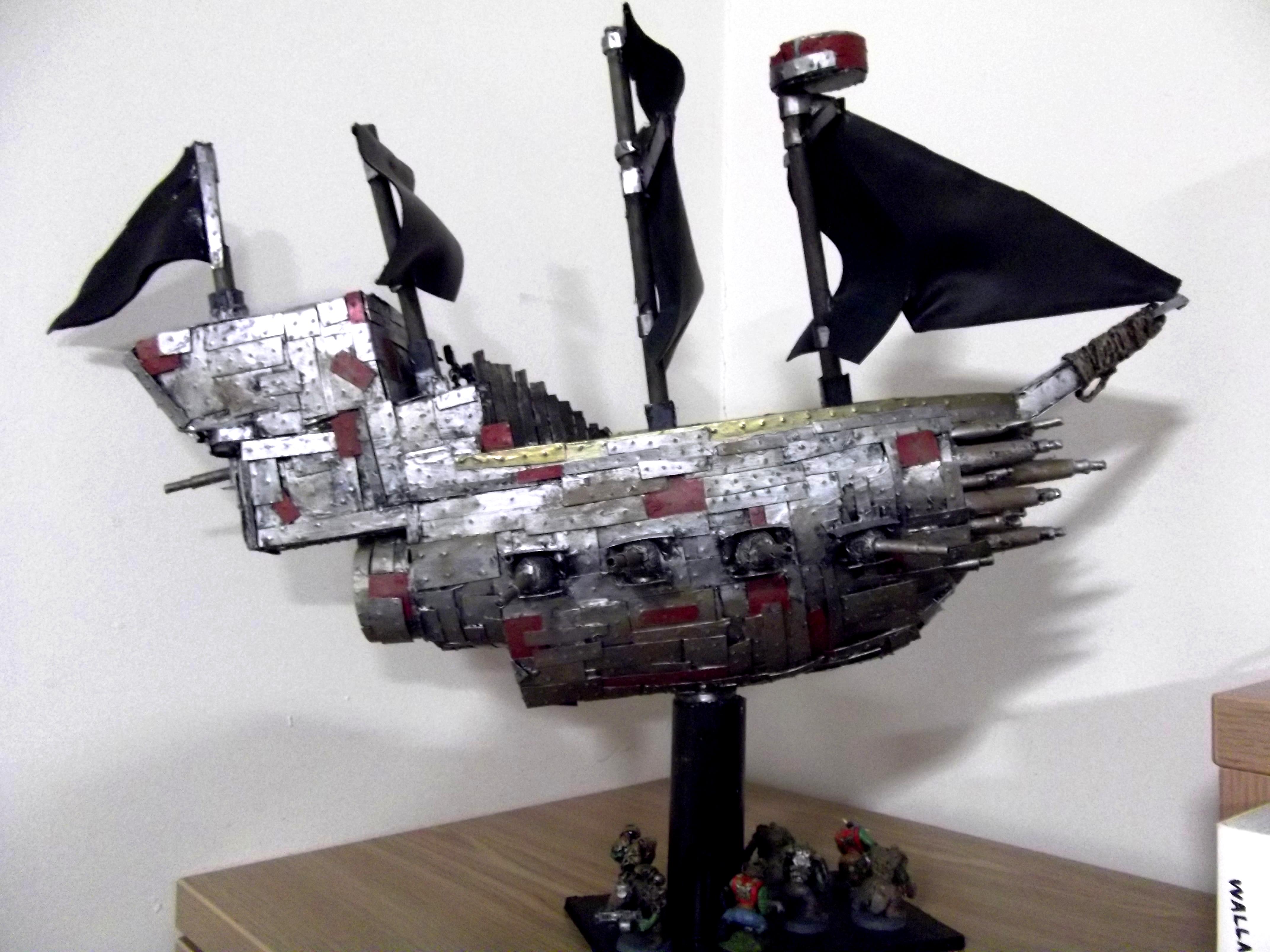 Airship, Apocalypse, Battle Barge, Blasta Bomma, Boat, Bommer, Conversion, Flyer, Flying, Freeboota, Freebooter, Orks, Pirate, Scratch Build, Sky Grinda