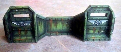 Barricade, Defense, Defense Line, Terrain, Warhammer 40,000, Weathered