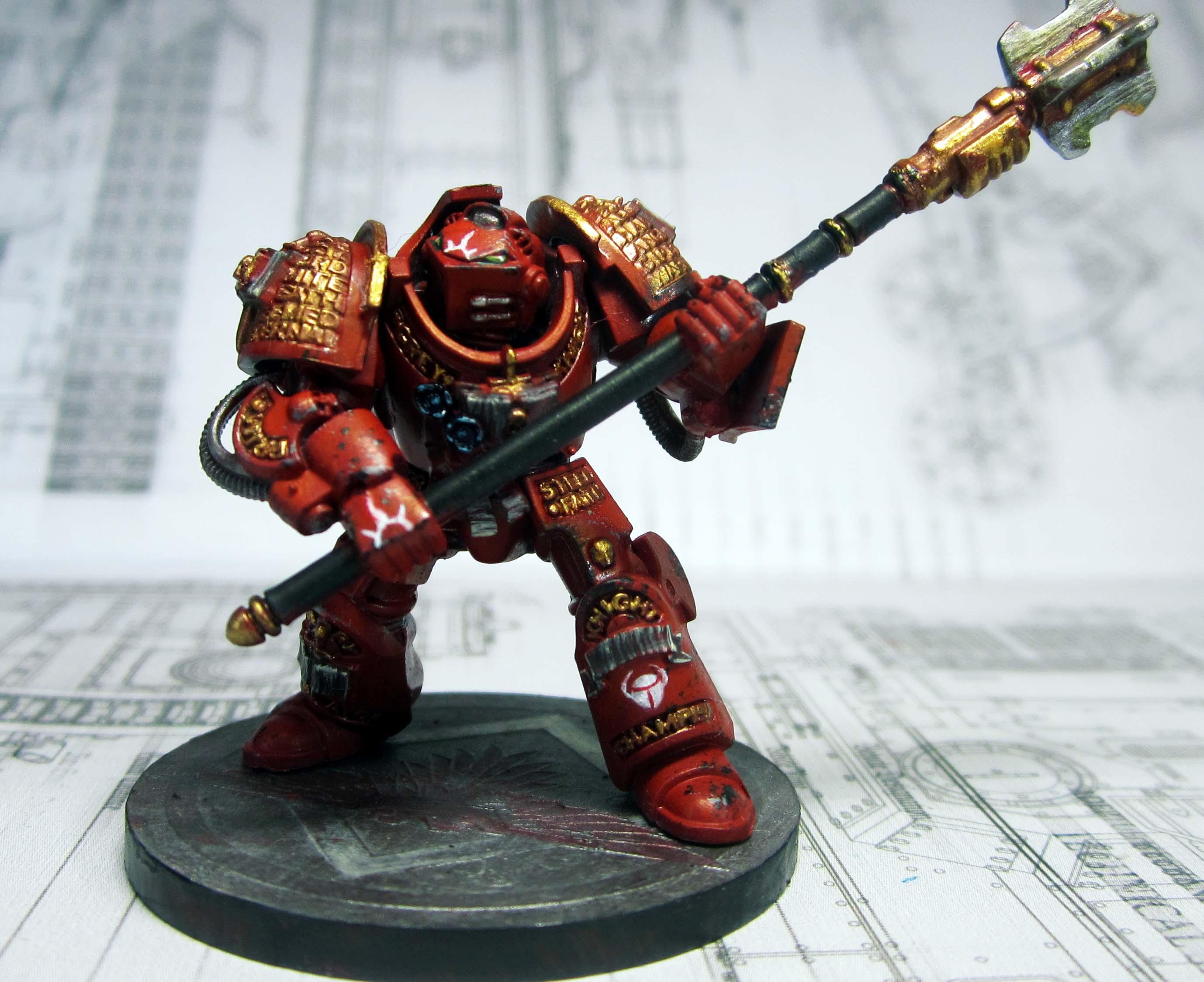 Grey Knights, Red, Space Marines, Terminator Armor
