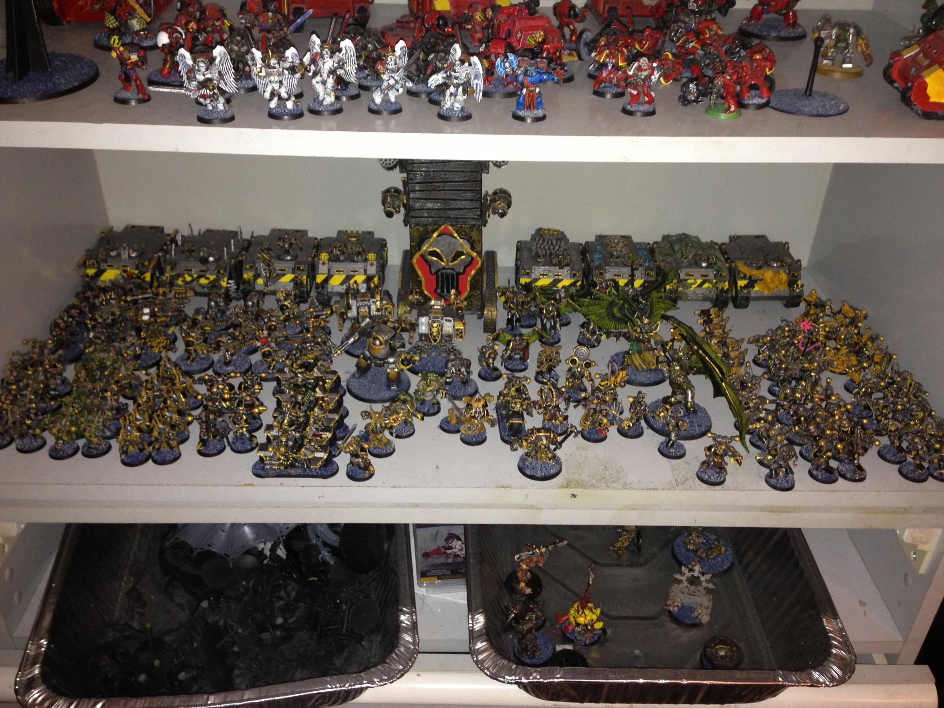 Chaos Space Marines, Iron Warriors, Plague Tower, Rhinos