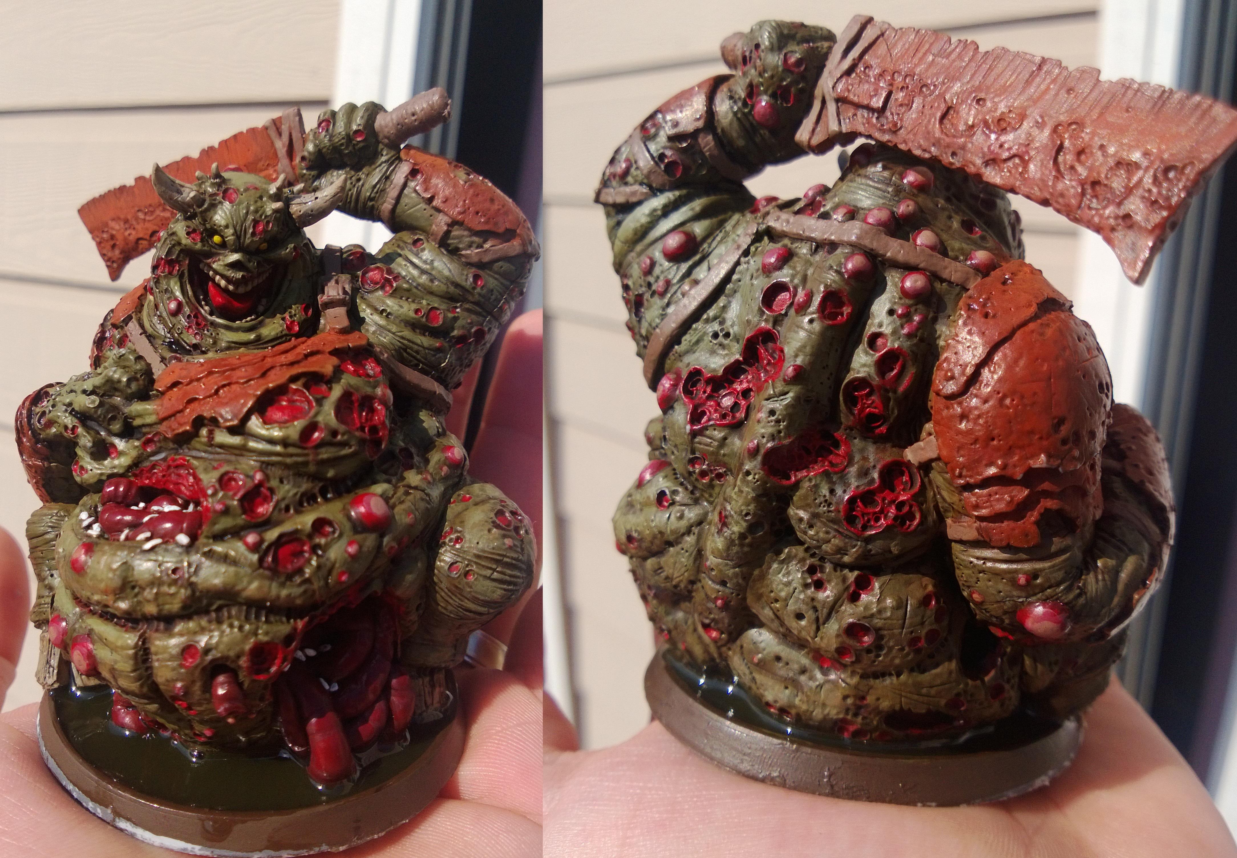Clear Resin, Daemons, Great Unclean One, Nurgle, Resin Bases, Rust, Secret Weapon Bases, Ultraforge, Water Effect