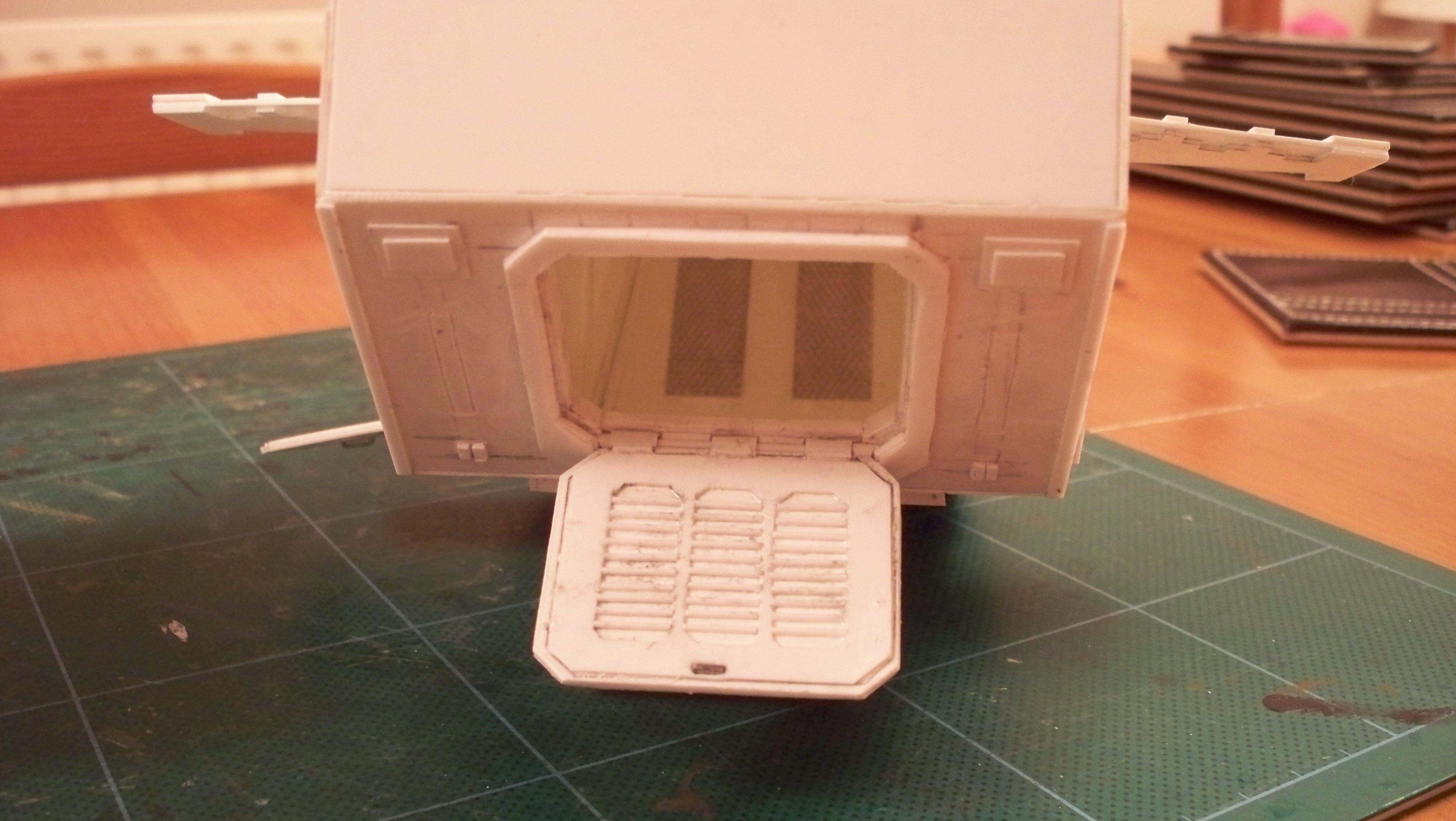 Gunship, Plasticard, Scratch Build, Thunderhawk, Work In Progress