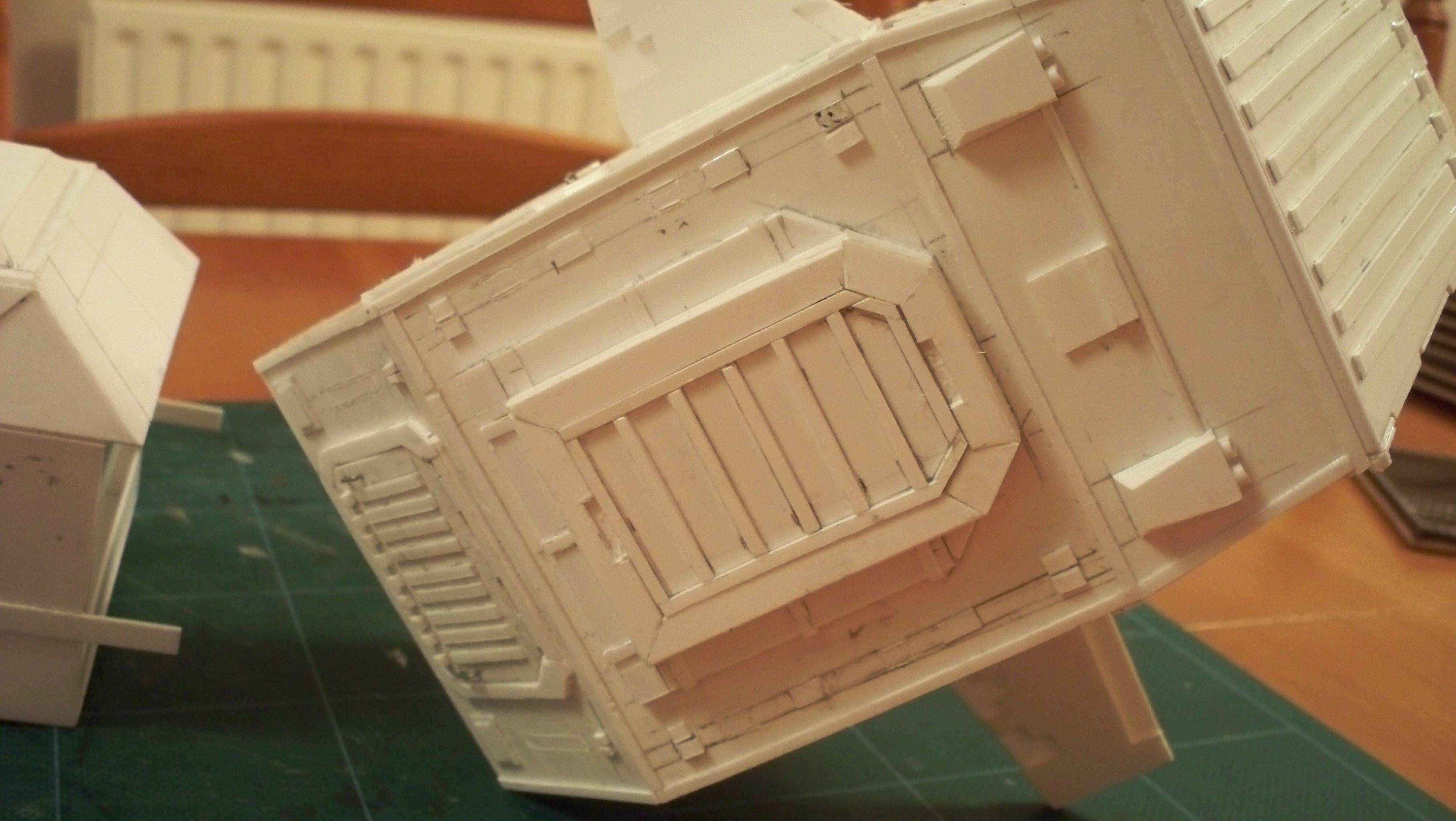 Gunship, Plasticard, Scratch Build, Thunderhawk, Work In Progress