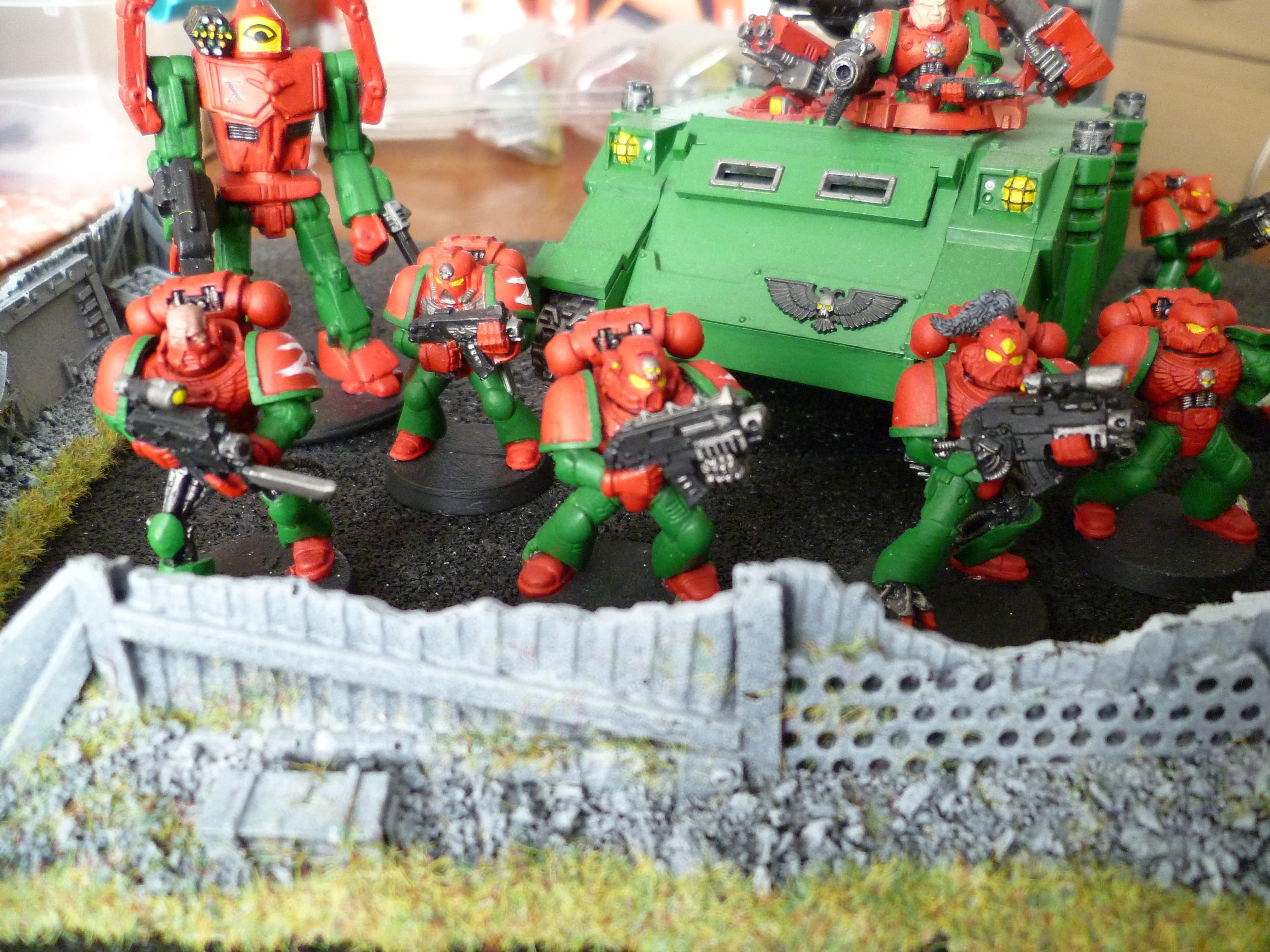 Conversion, Custom, Iron Hands, Mech Warrior, Razorback, Space Marines, Tactical, Warhammer 40,000