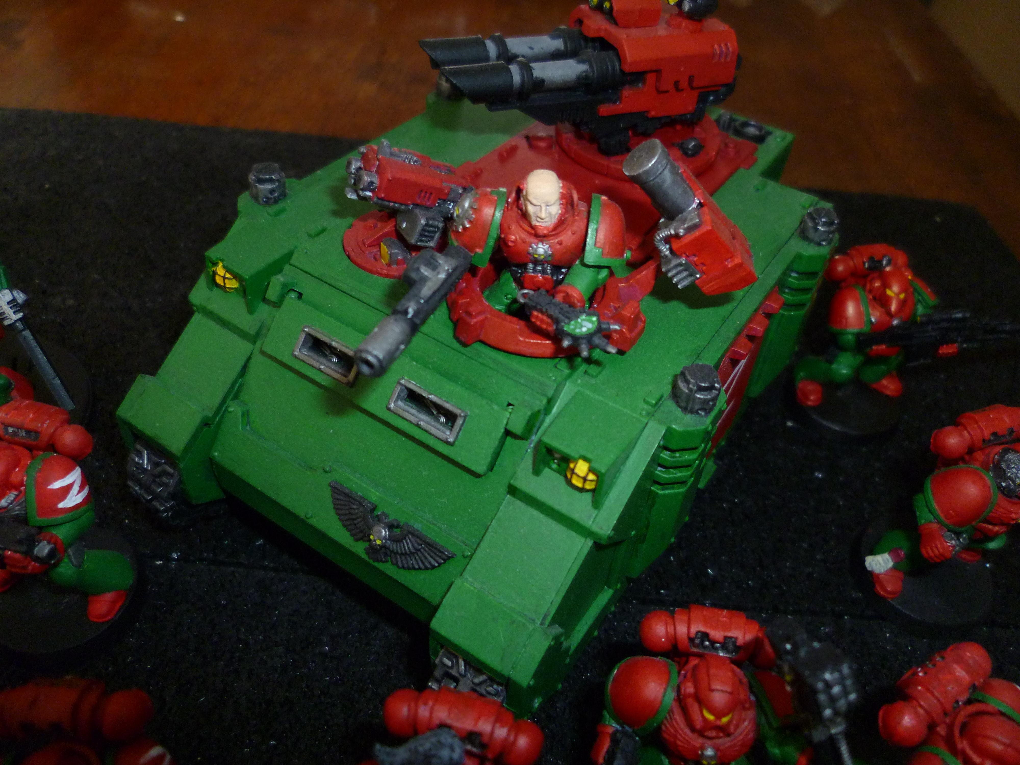 Conversion, Custom, Mech Warrior, Razorback, Space Marines, Tactical, Techmarine, Warhammer 40,000