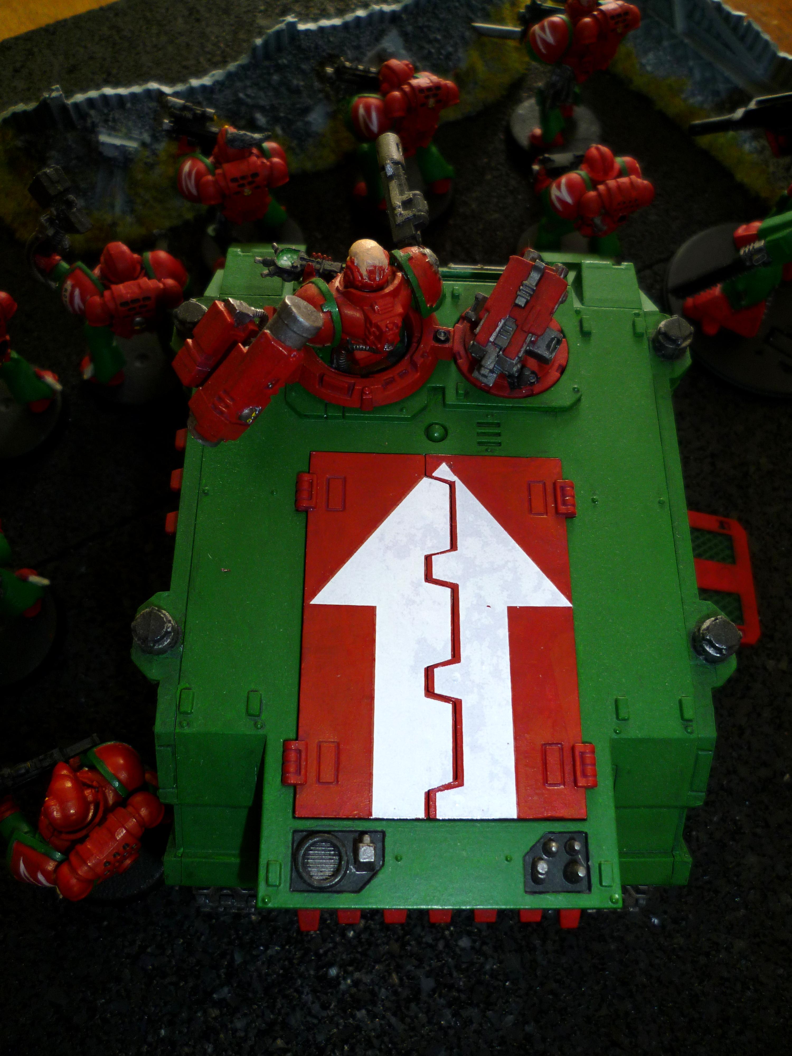 Conversion, Custom, Mech Warrior, Razorback, Rhino, Space Marines, Tactical, Warhammer 40,000