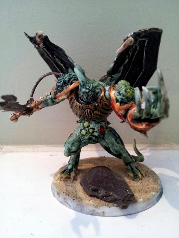 Chaos, Conversion, Daemon Prince, Daemons, Greenstuff, Nurgle, Plague