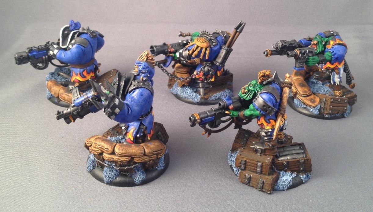 Flash Gitz, Orks, Pirate, Snazzguns, Warhammer 40,000