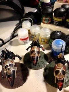 Eldar, Freehand, Jetbike, Skull
