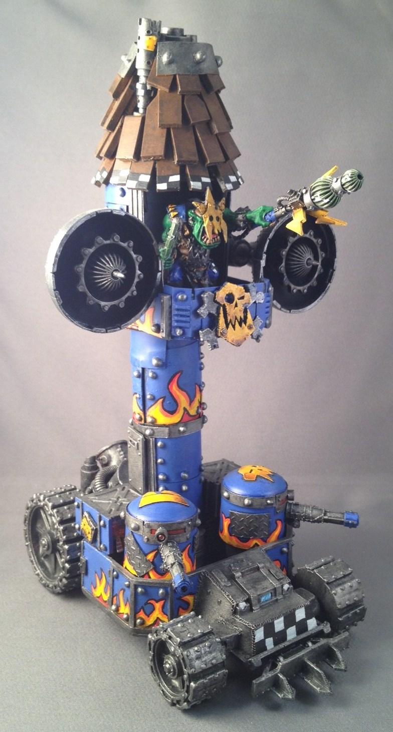 Armorcast, Battlewagon, Orks, Warhammer 40,000, Weirdboy Tower