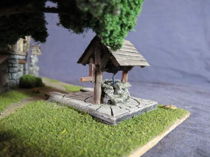 c/u of well (built from individual stones)