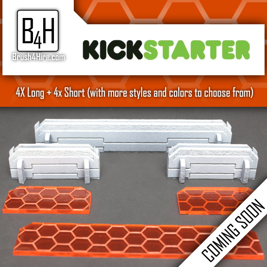 Aegis Defense Line, Brush 4 Hire Kick Starter, Xenos Defense Line
