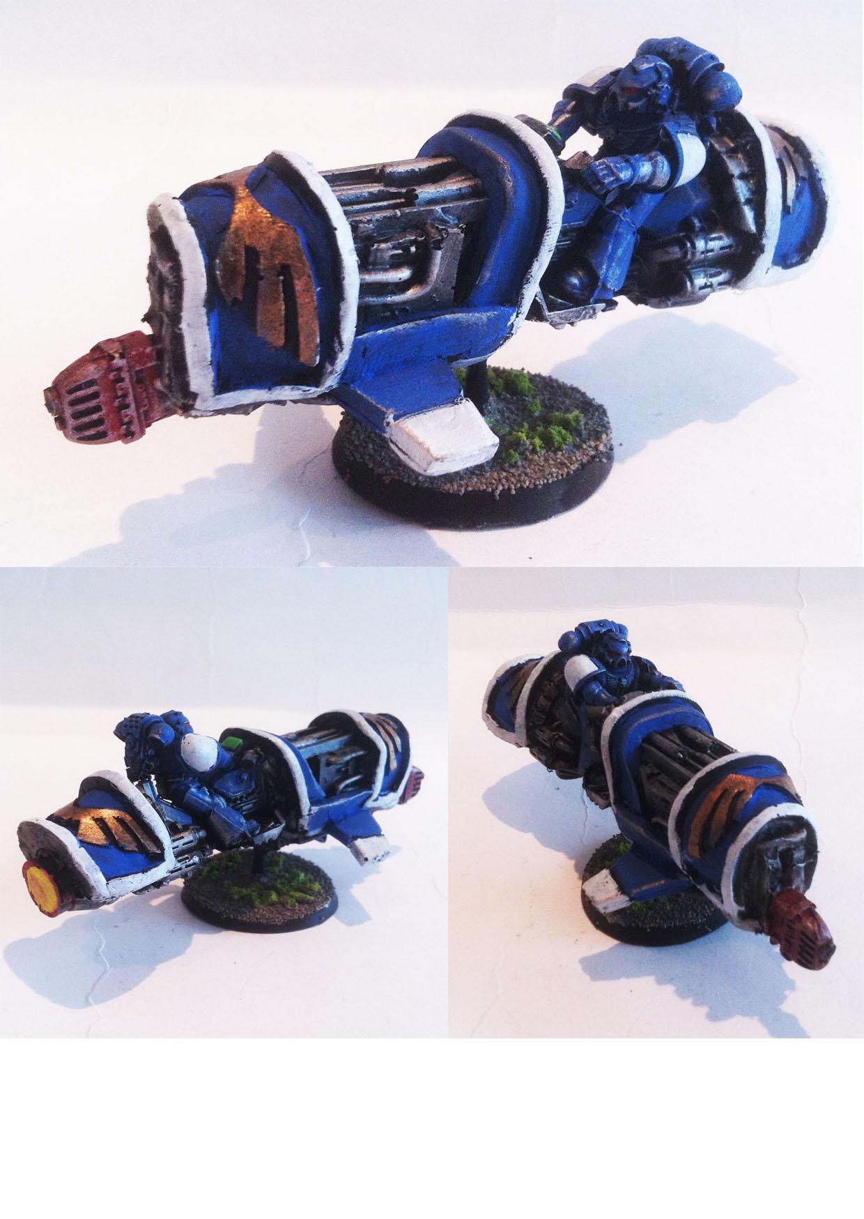 Bike, Custom, Forge World, Jetbike, Space, Space Marines