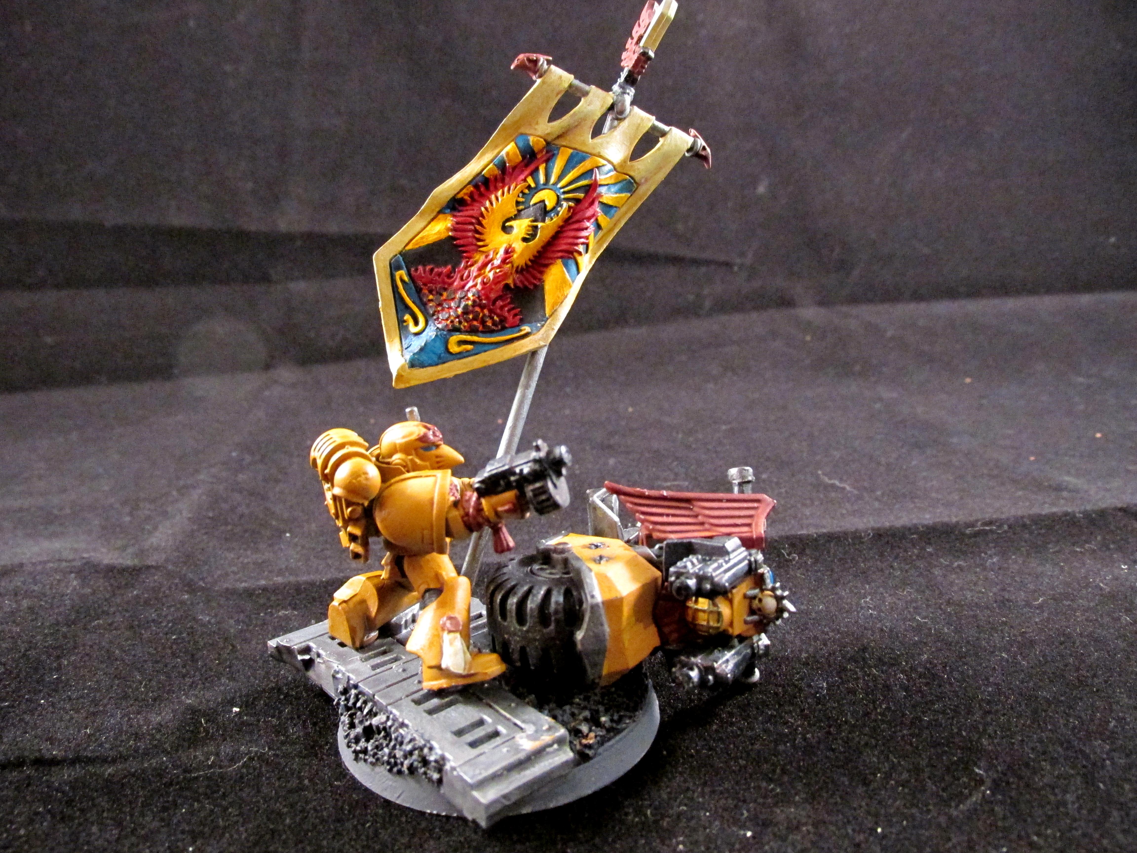 Banner, Bike, Fire Hawks