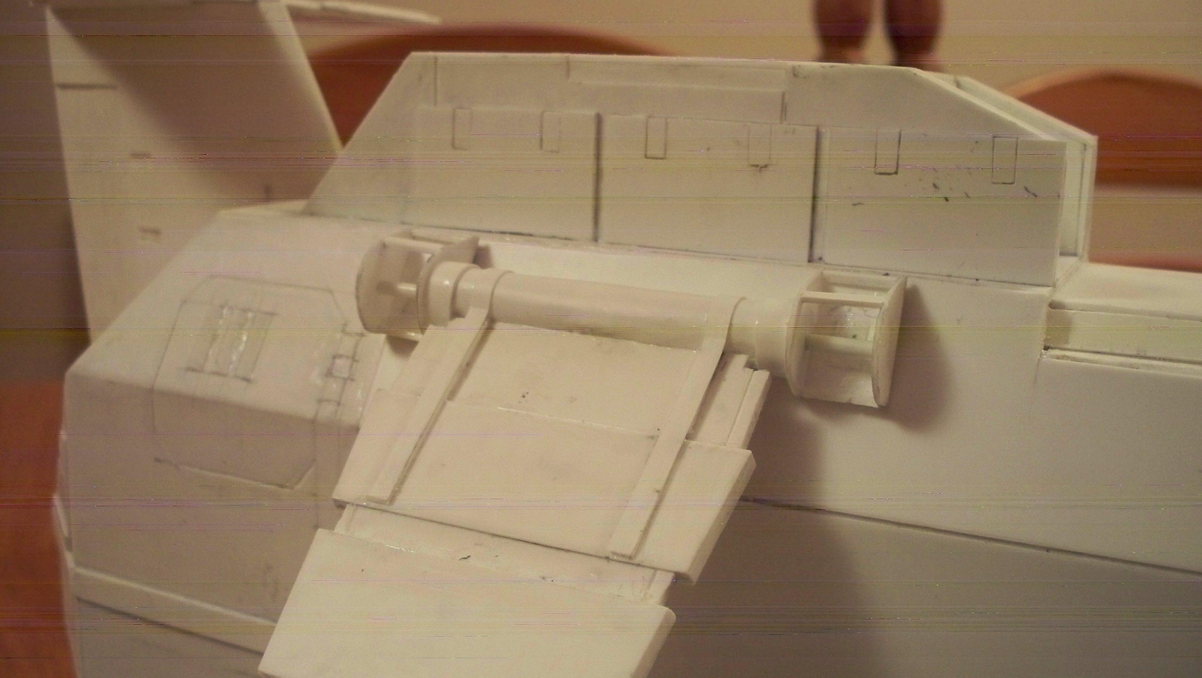 Gunship, Plasticard, Scratch Build, Thunderhawk, Work In Progress