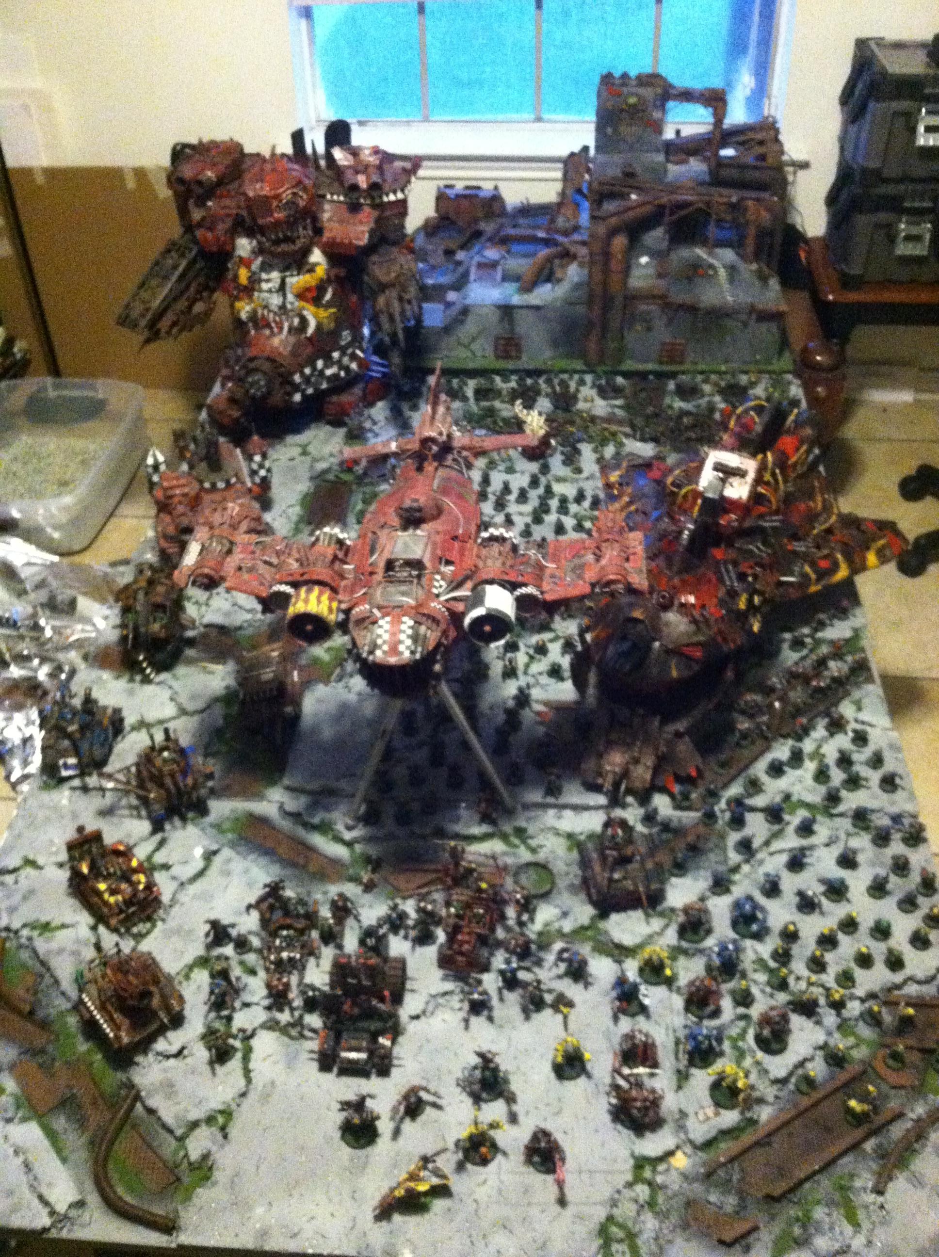 Army, Awesome, Bomber, Conversion, Gargant, Orks, Scratch