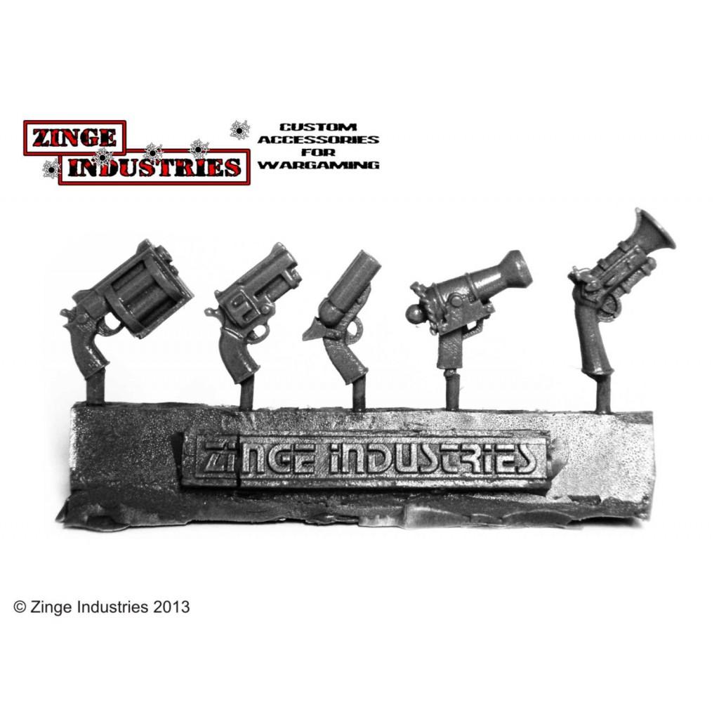 Zinge Industries mutant pistols